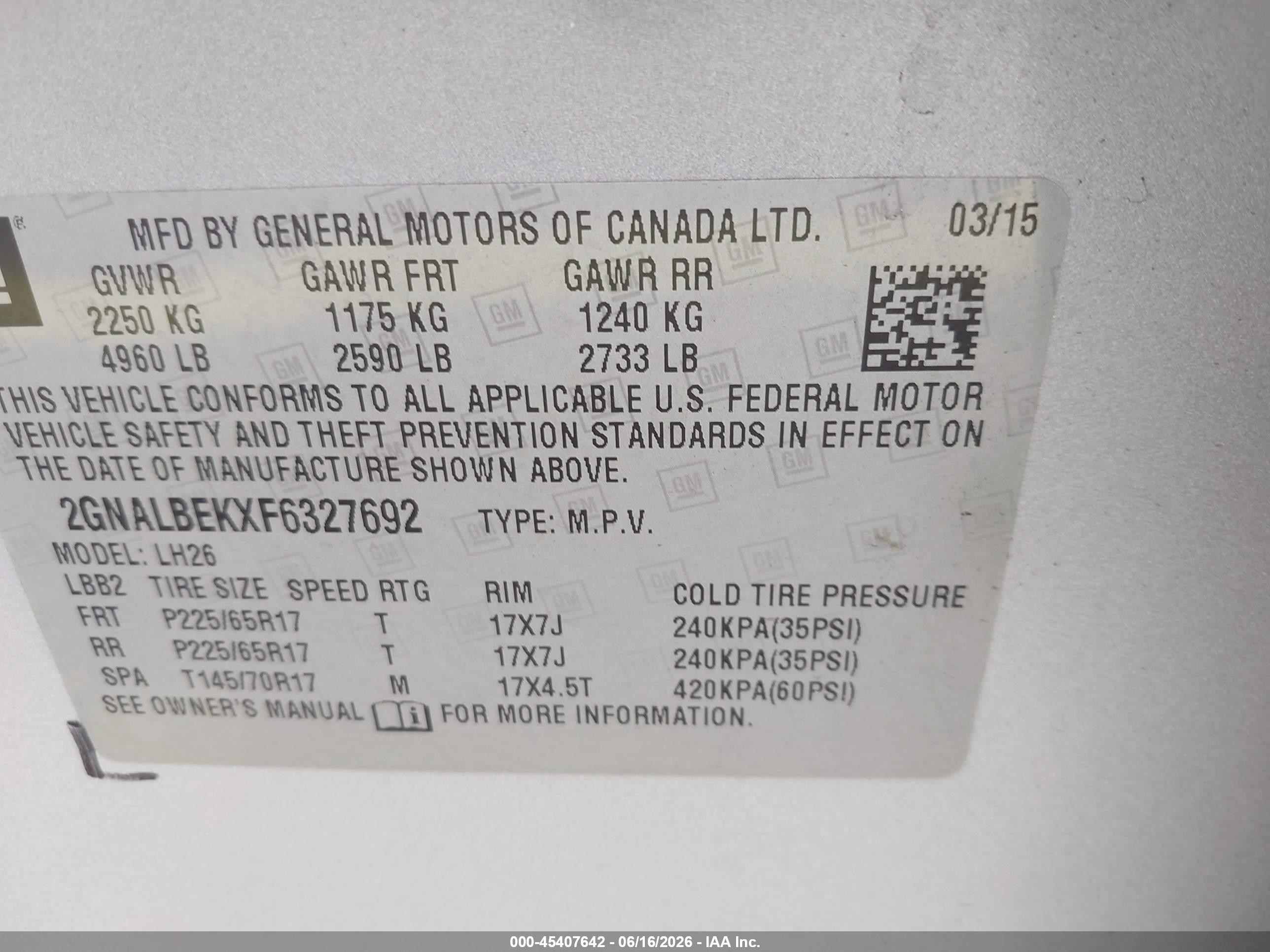 2015 Chevrolet Equinox Lt Серебряный vin: 2GNALBEKXF6327692
