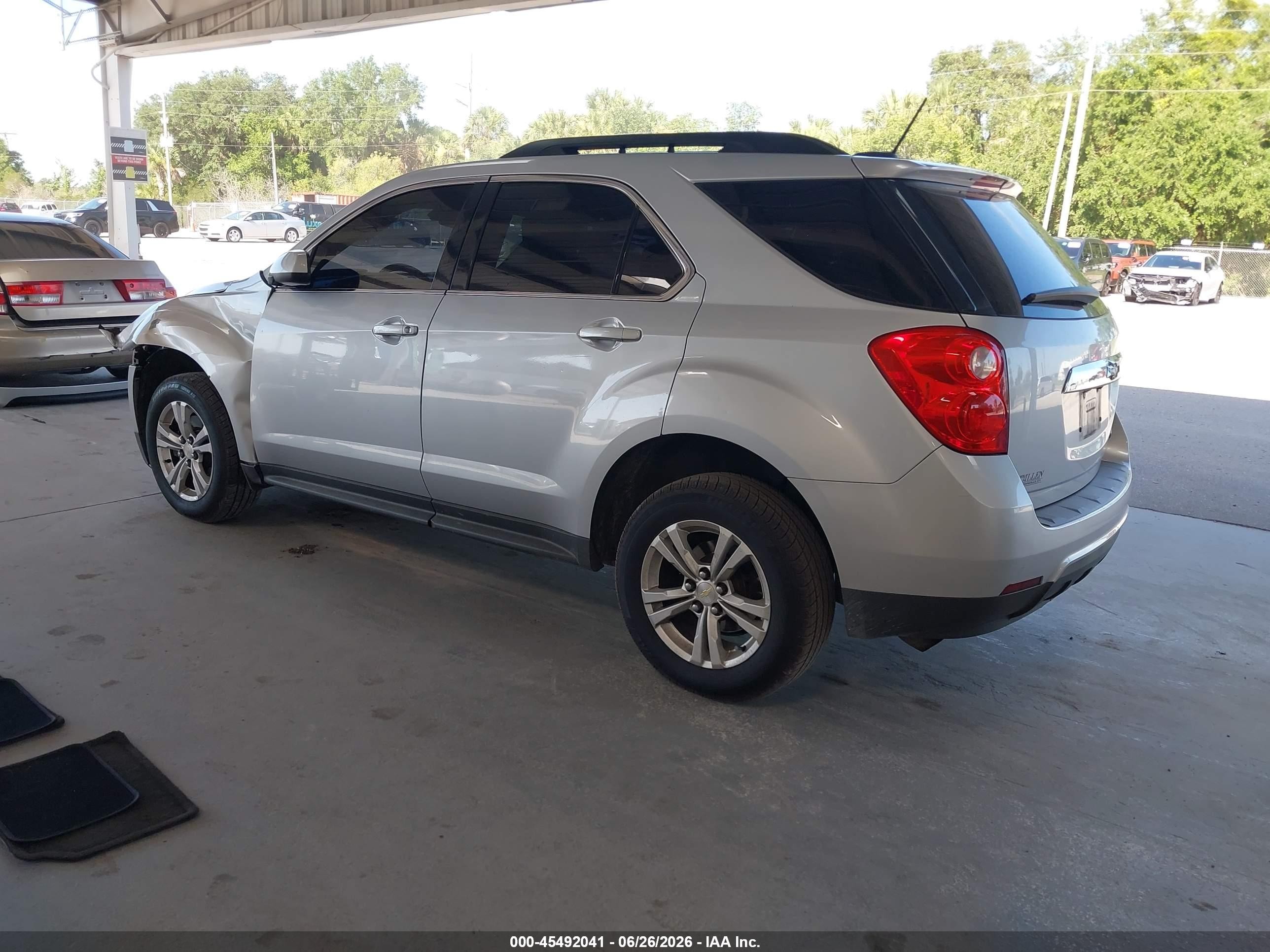 2015 Chevrolet Equinox Lt Silver vin: 2GNALBEKXF6340457