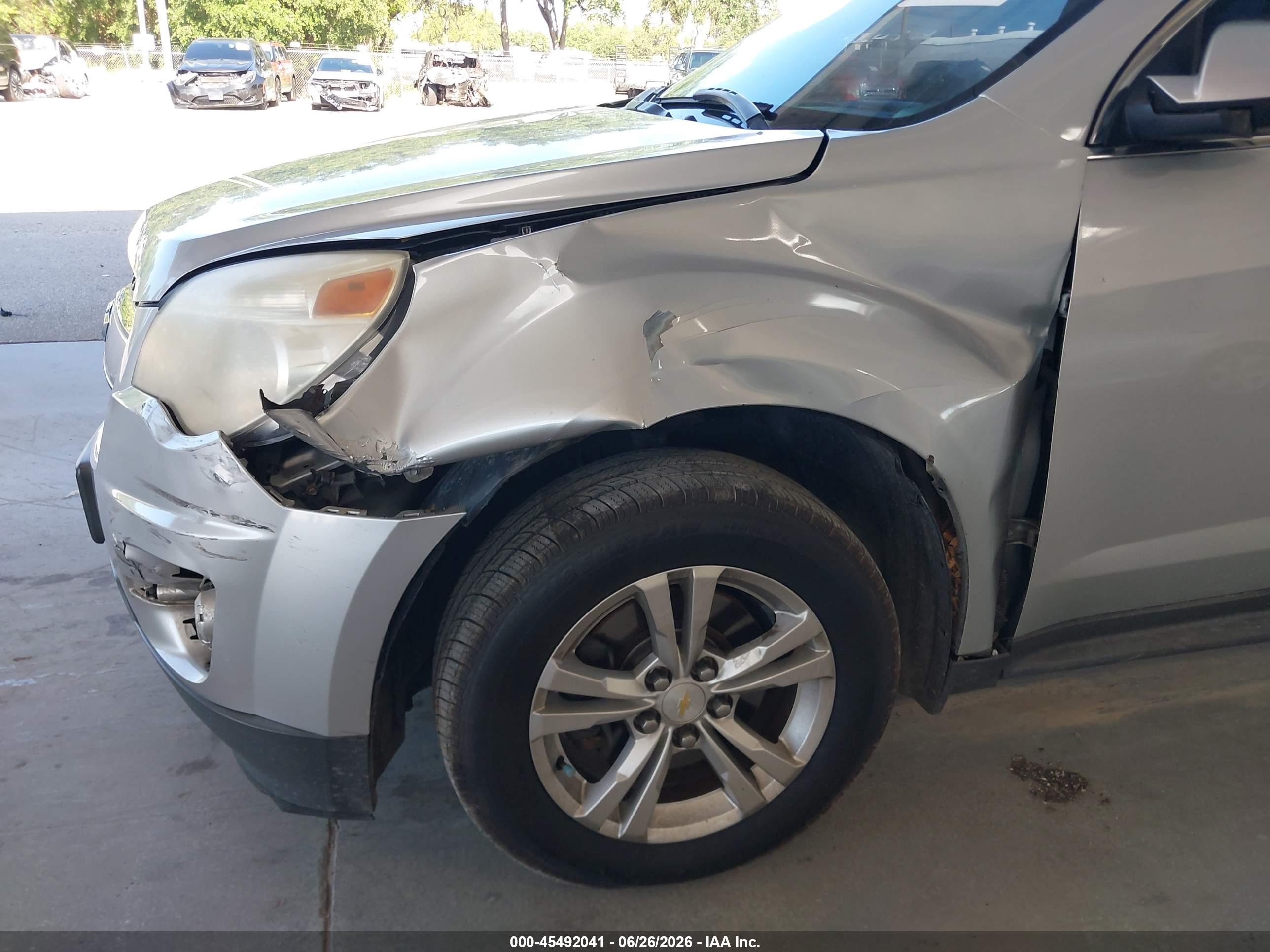 2015 Chevrolet Equinox Lt Silver vin: 2GNALBEKXF6340457