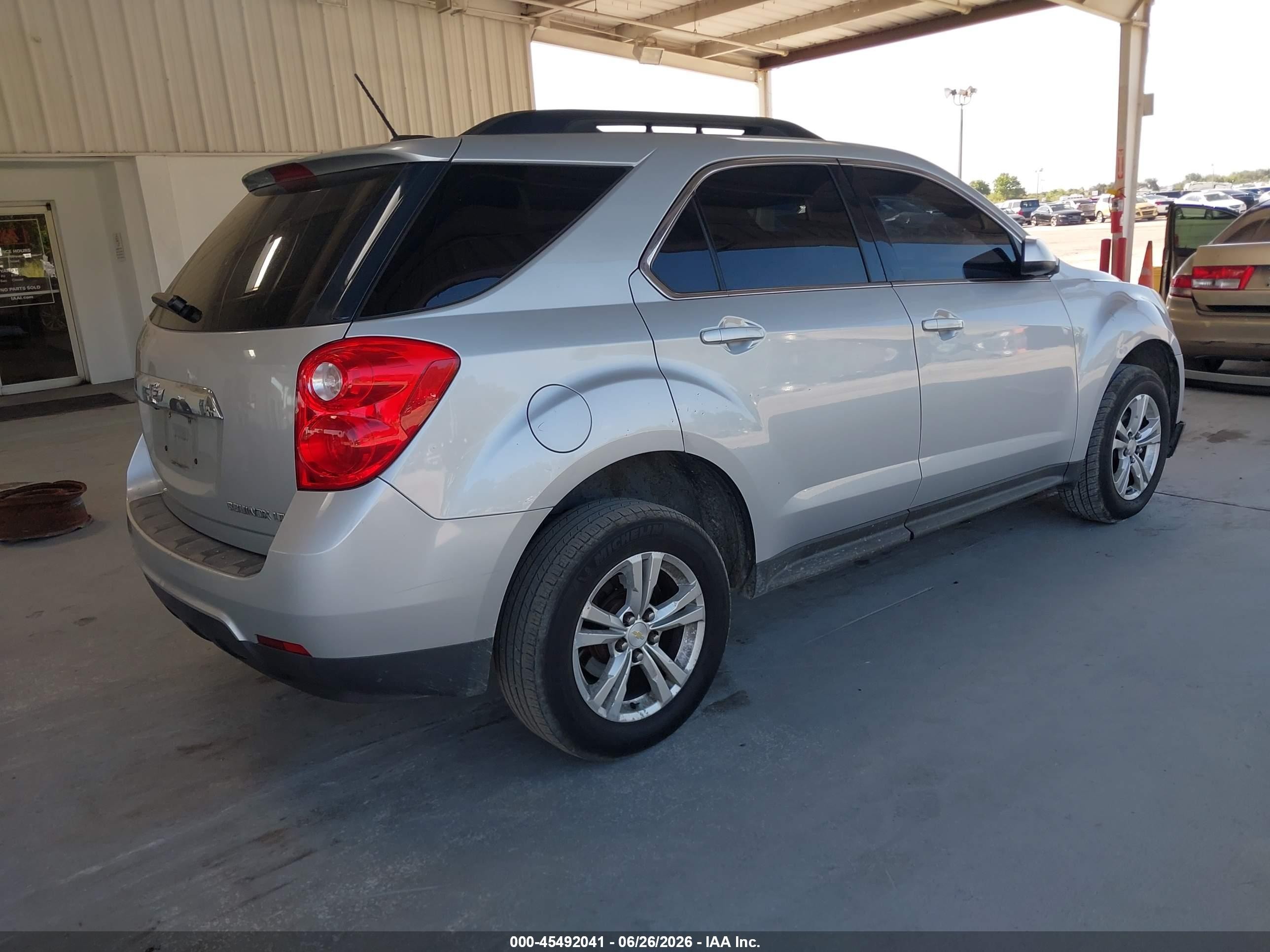 2015 Chevrolet Equinox Lt Silver vin: 2GNALBEKXF6340457
