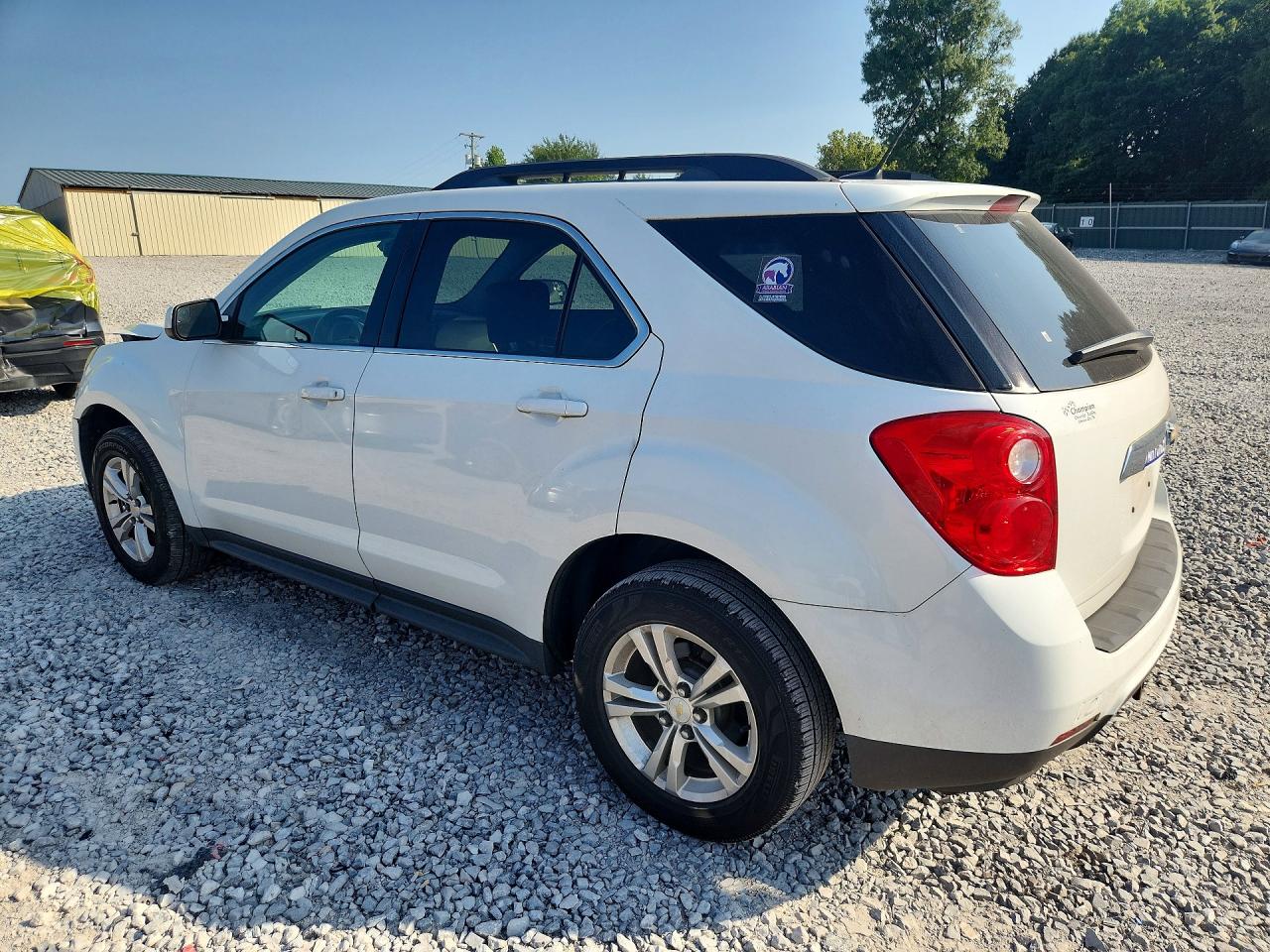 2014 Chevrolet Equinox Lt White vin: 2GNALCEK0E6106672
