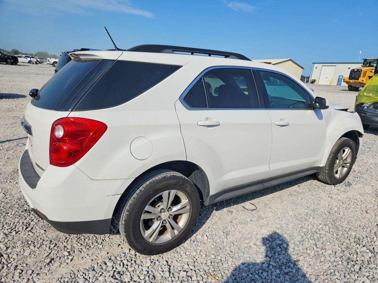 2014 Chevrolet Equinox Lt White vin: 2GNALCEK0E6106672