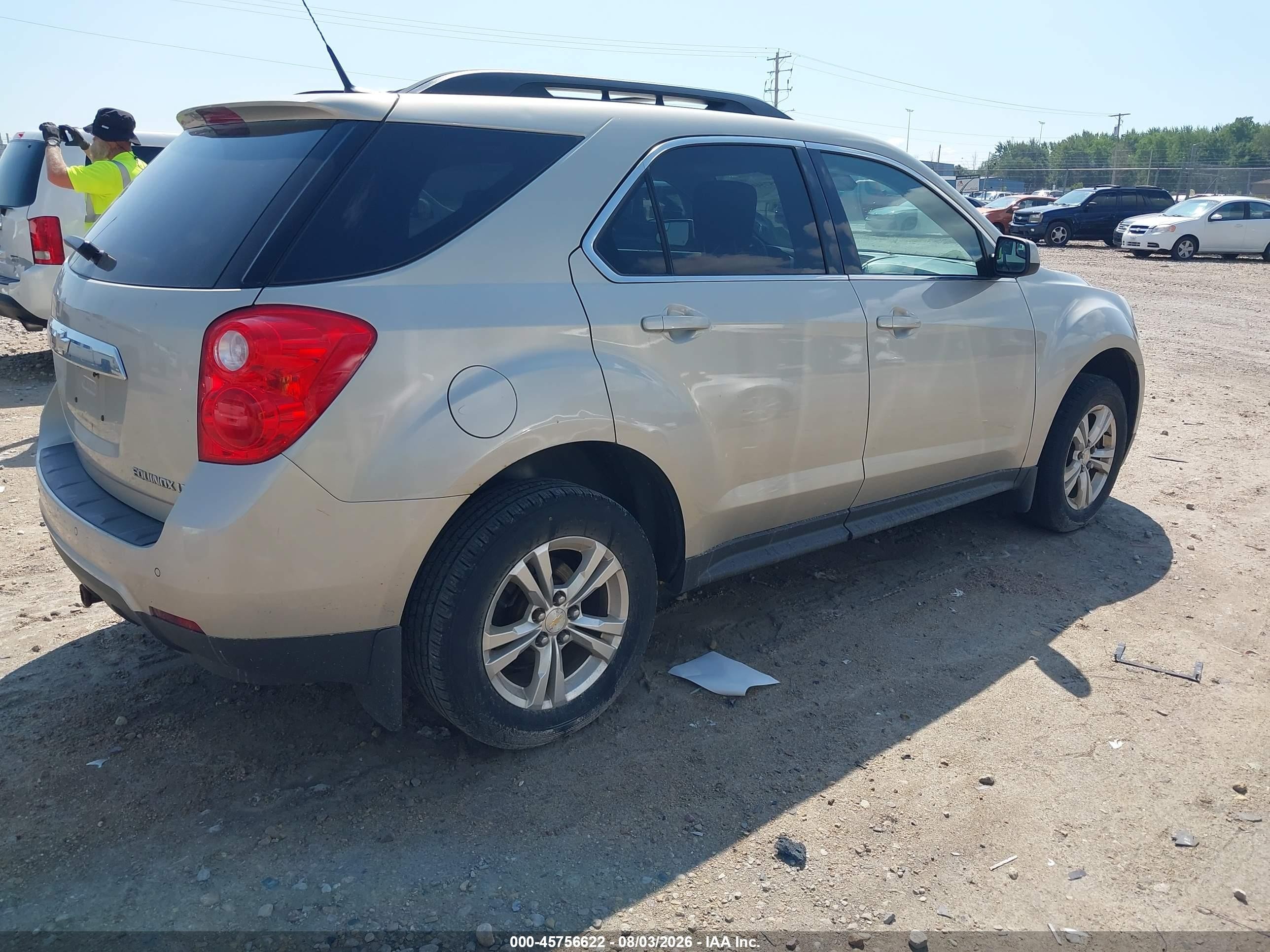 2014 Chevrolet Equinox Lt Silver vin: 2GNALCEK0E6122709