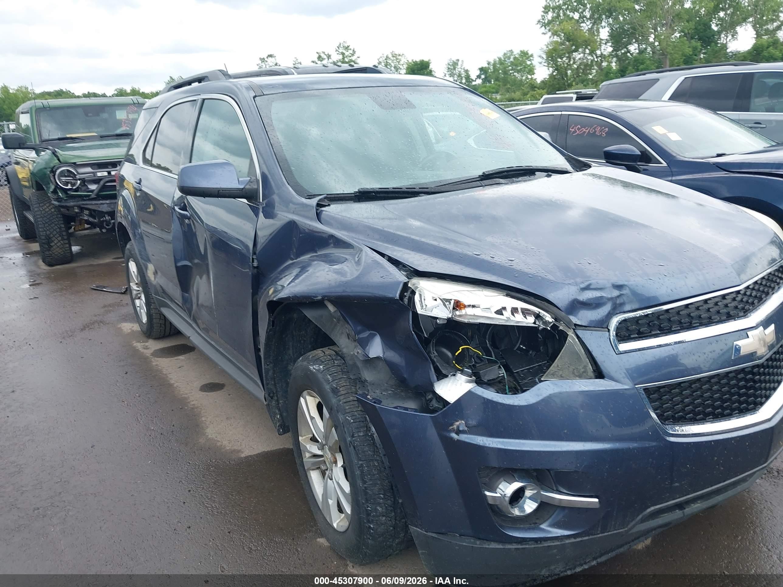 2014 Chevrolet Equinox 2lt Blue vin: 2GNALCEK0E6255731