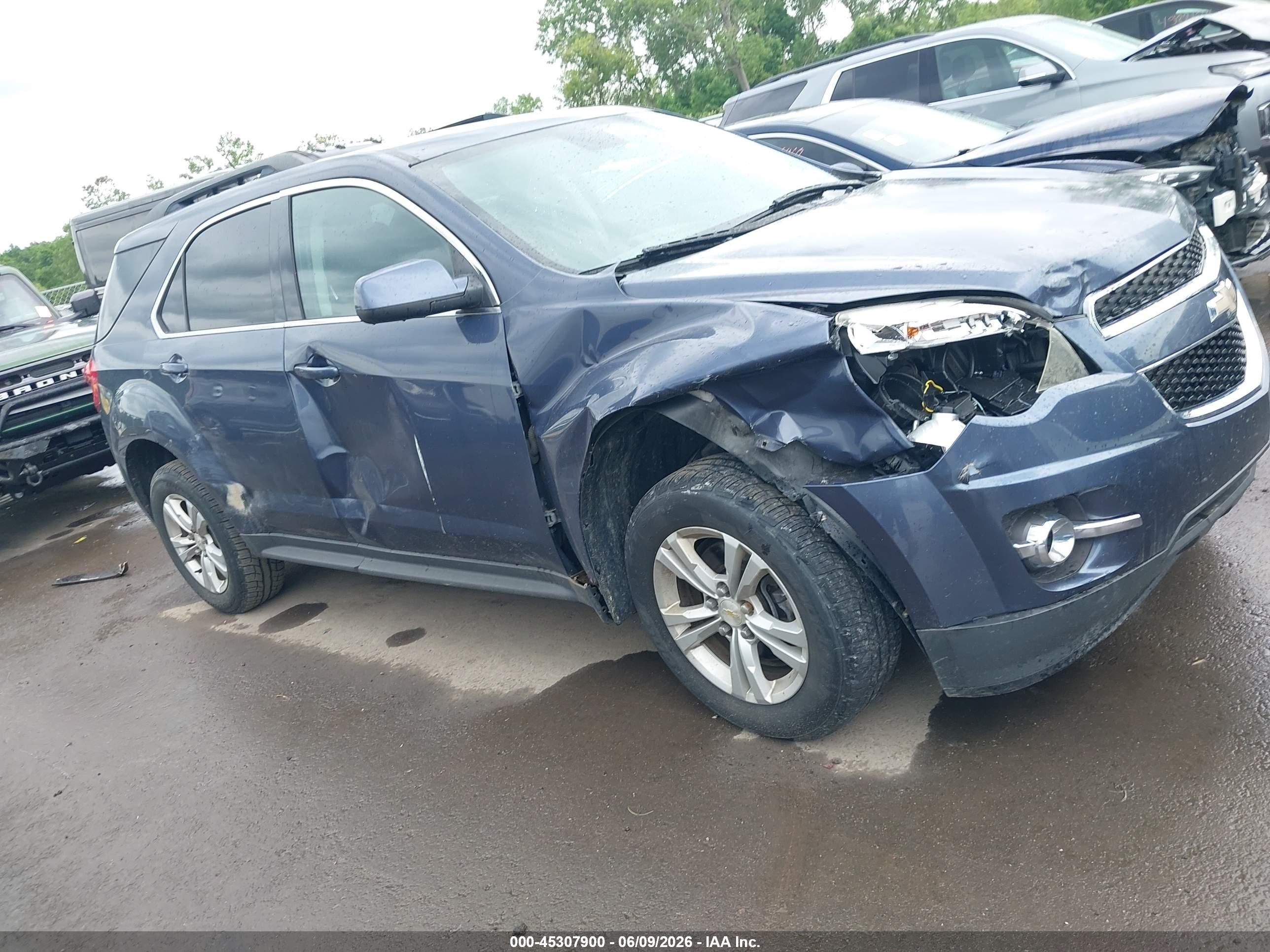 2014 Chevrolet Equinox 2lt Blue vin: 2GNALCEK0E6255731