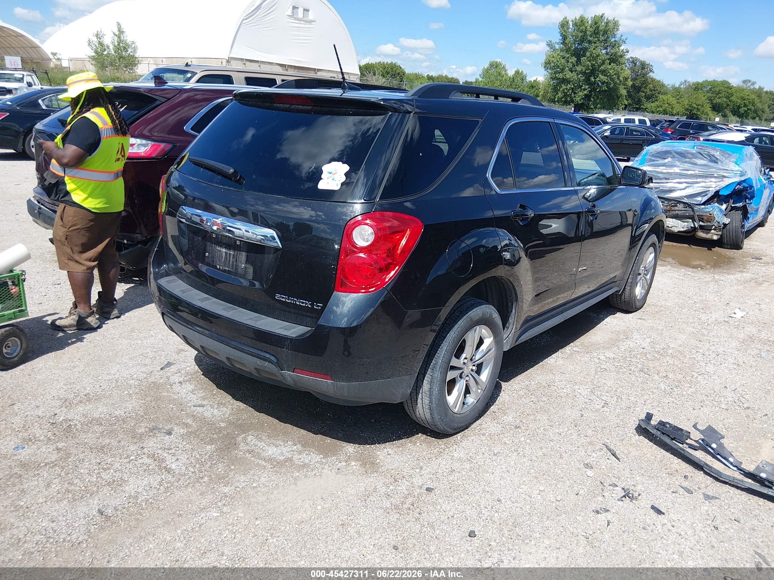 2014 Chevrolet Equinox 2lt Black vin: 2GNALCEK0E6286171