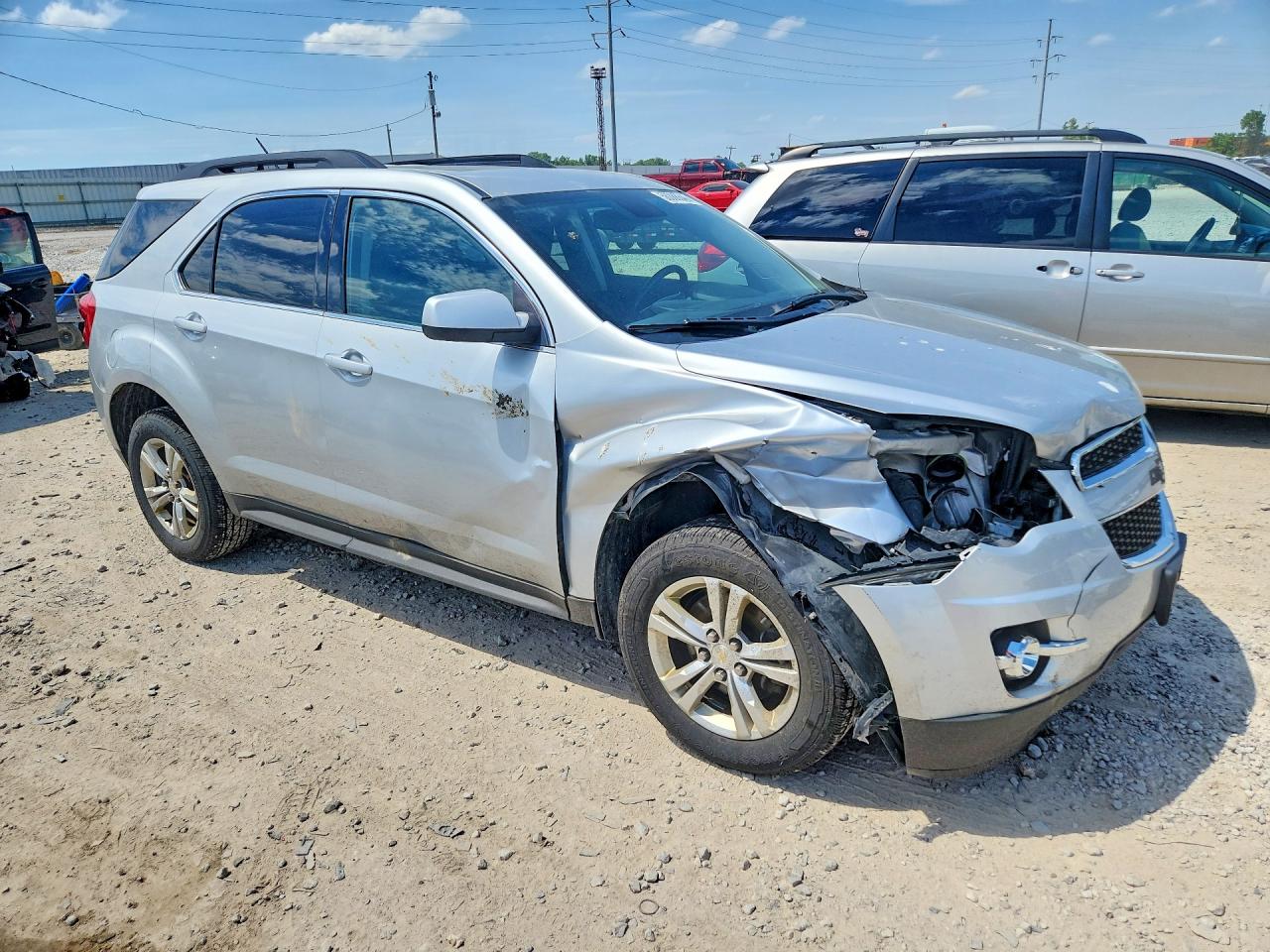 2015 Chevrolet Equinox Lt Silver vin: 2GNALCEK0F6146591