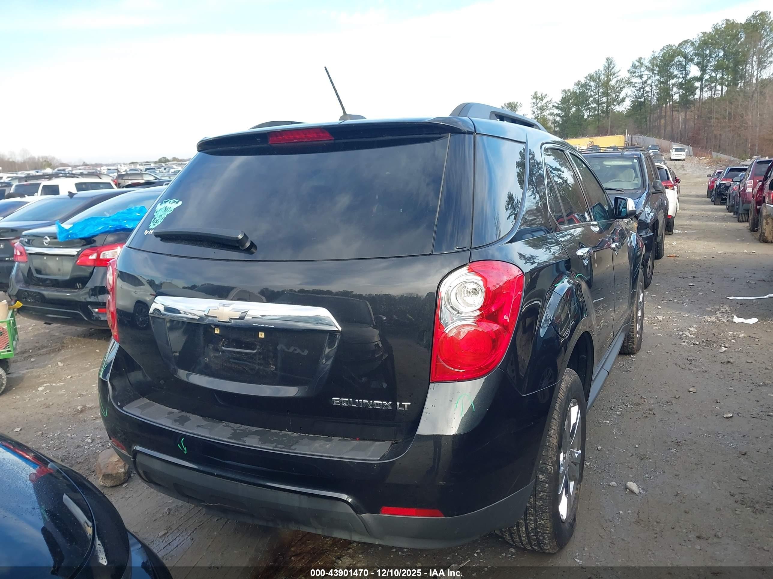 2015 Chevrolet Equinox 2lt Black vin: 2GNALCEK0F6379144