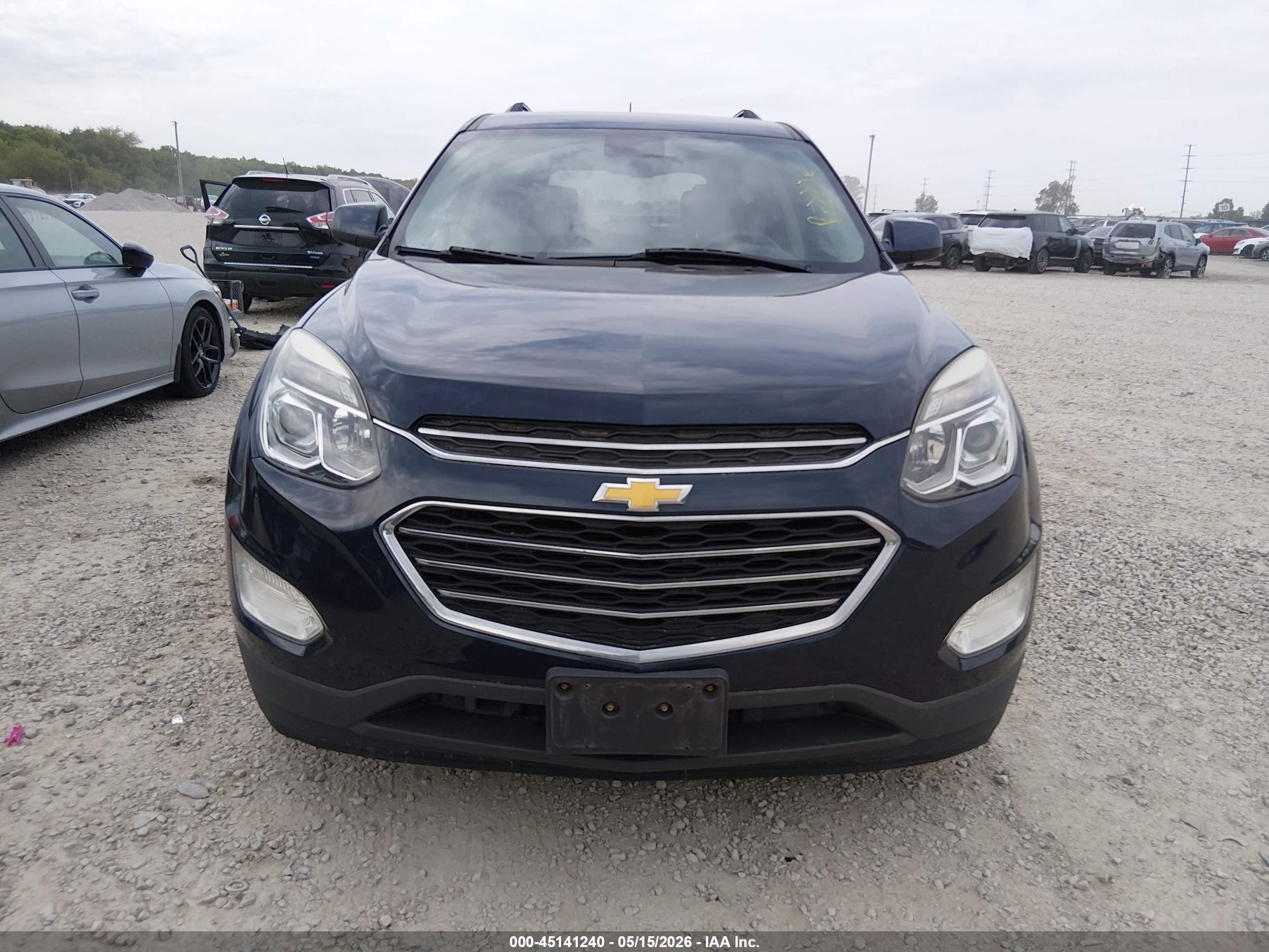 2017 Chevrolet Equinox Lt Dark Blue vin: 2GNALCEK0H6262943