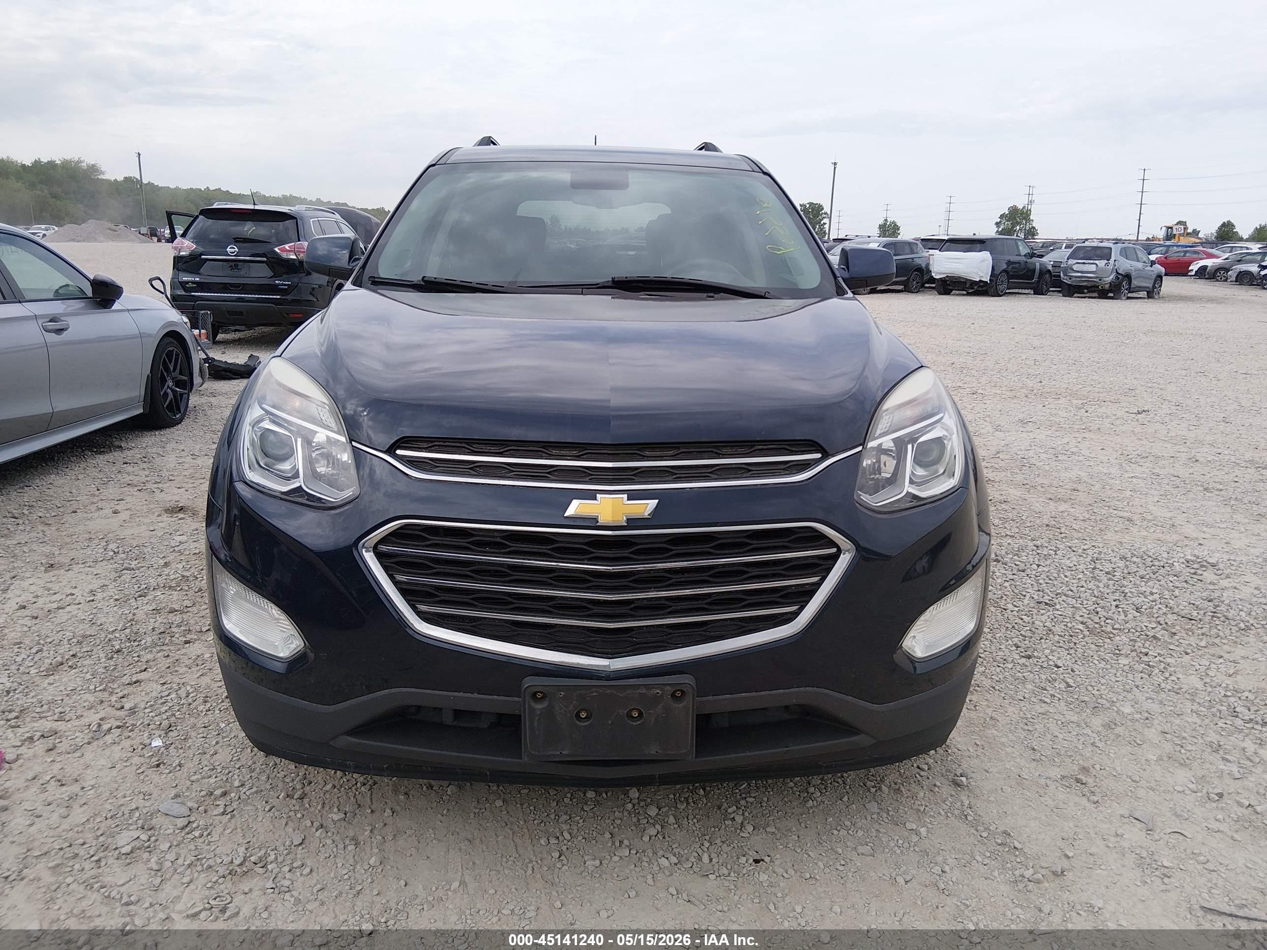 2017 Chevrolet Equinox Lt Dark Blue vin: 2GNALCEK0H6262943