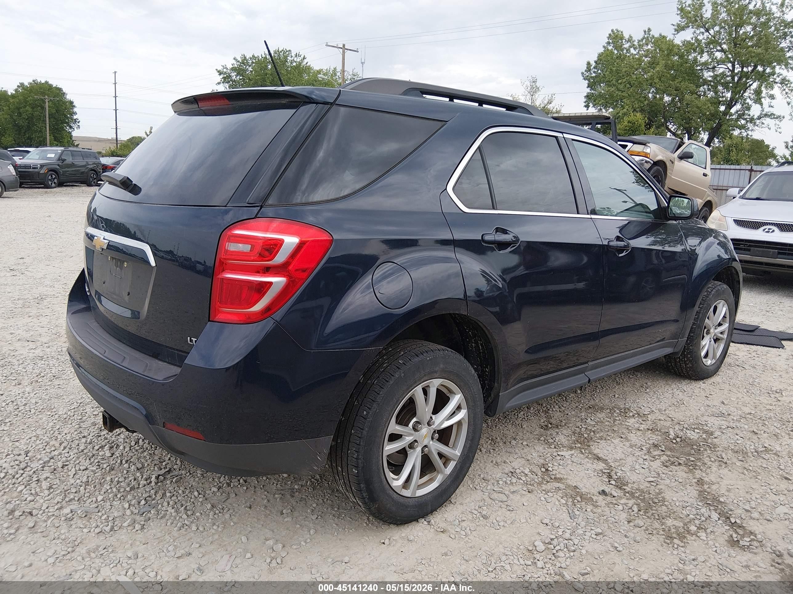 2017 Chevrolet Equinox Lt Dark Blue vin: 2GNALCEK0H6262943