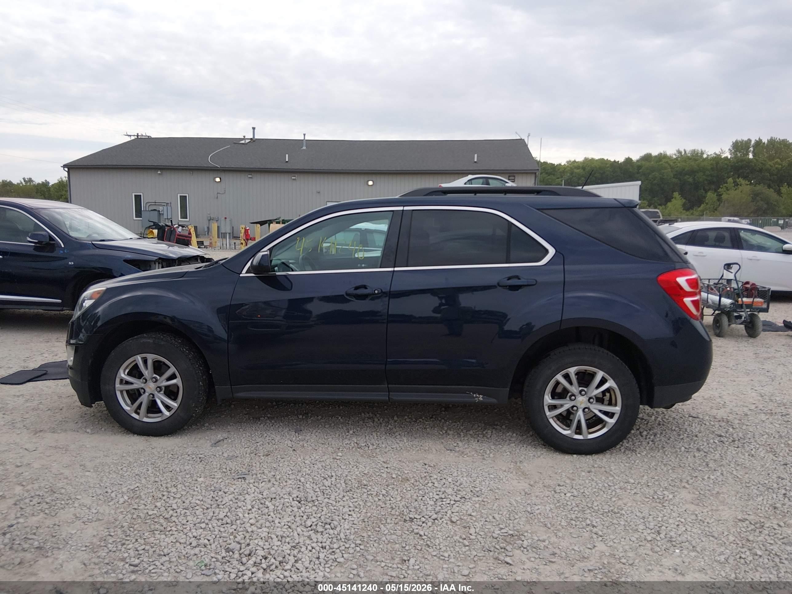 2017 Chevrolet Equinox Lt Dark Blue vin: 2GNALCEK0H6262943