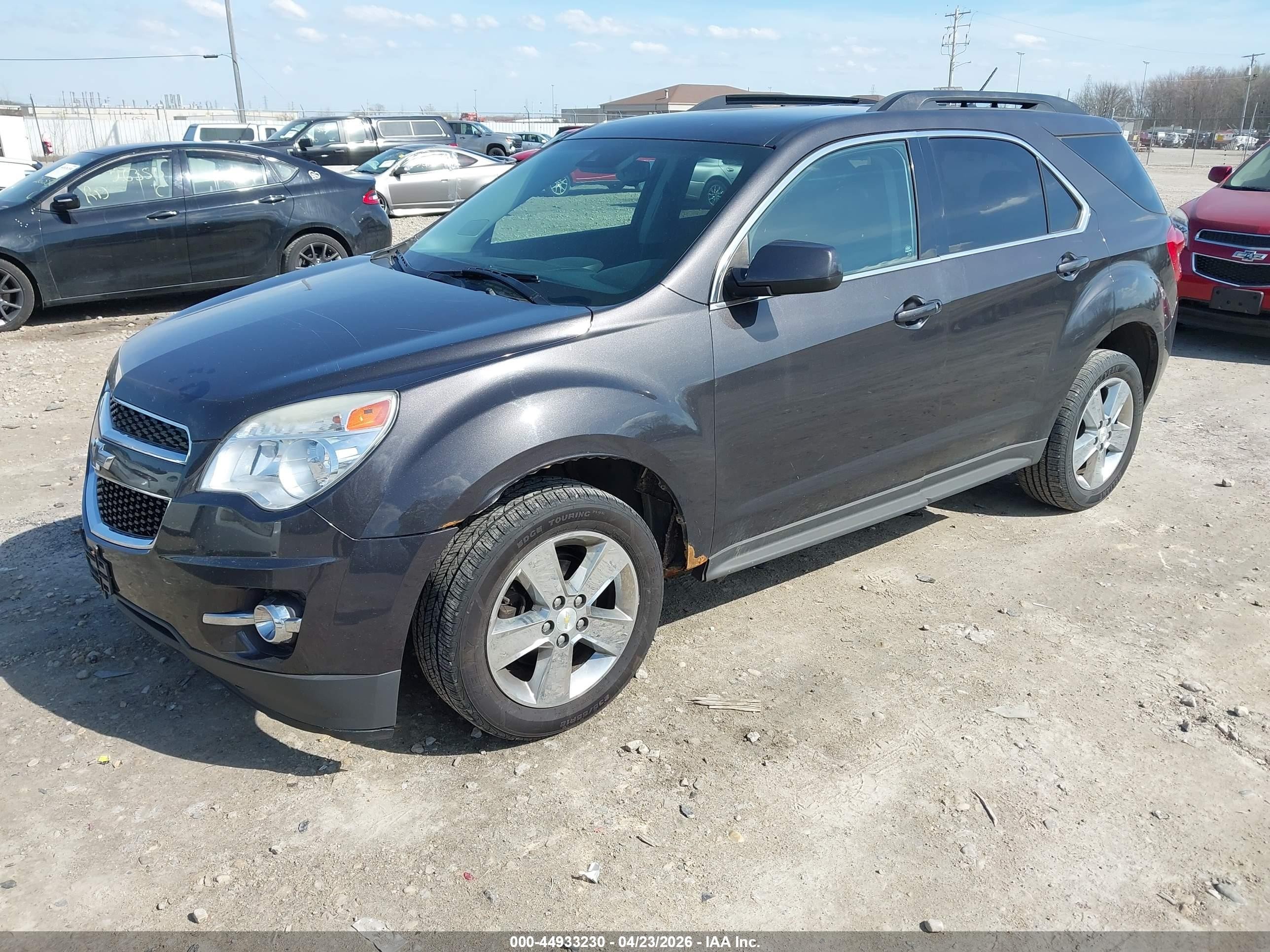 2014 Chevrolet Equinox 2lt Gray vin: 2GNALCEK1E6238940