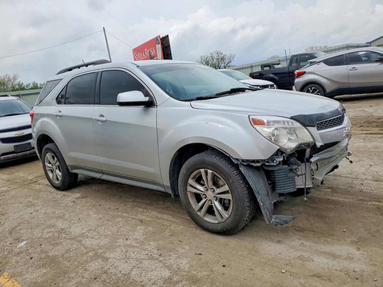 2014 Chevrolet Equinox Lt Silver vin: 2GNALCEK1E6319744