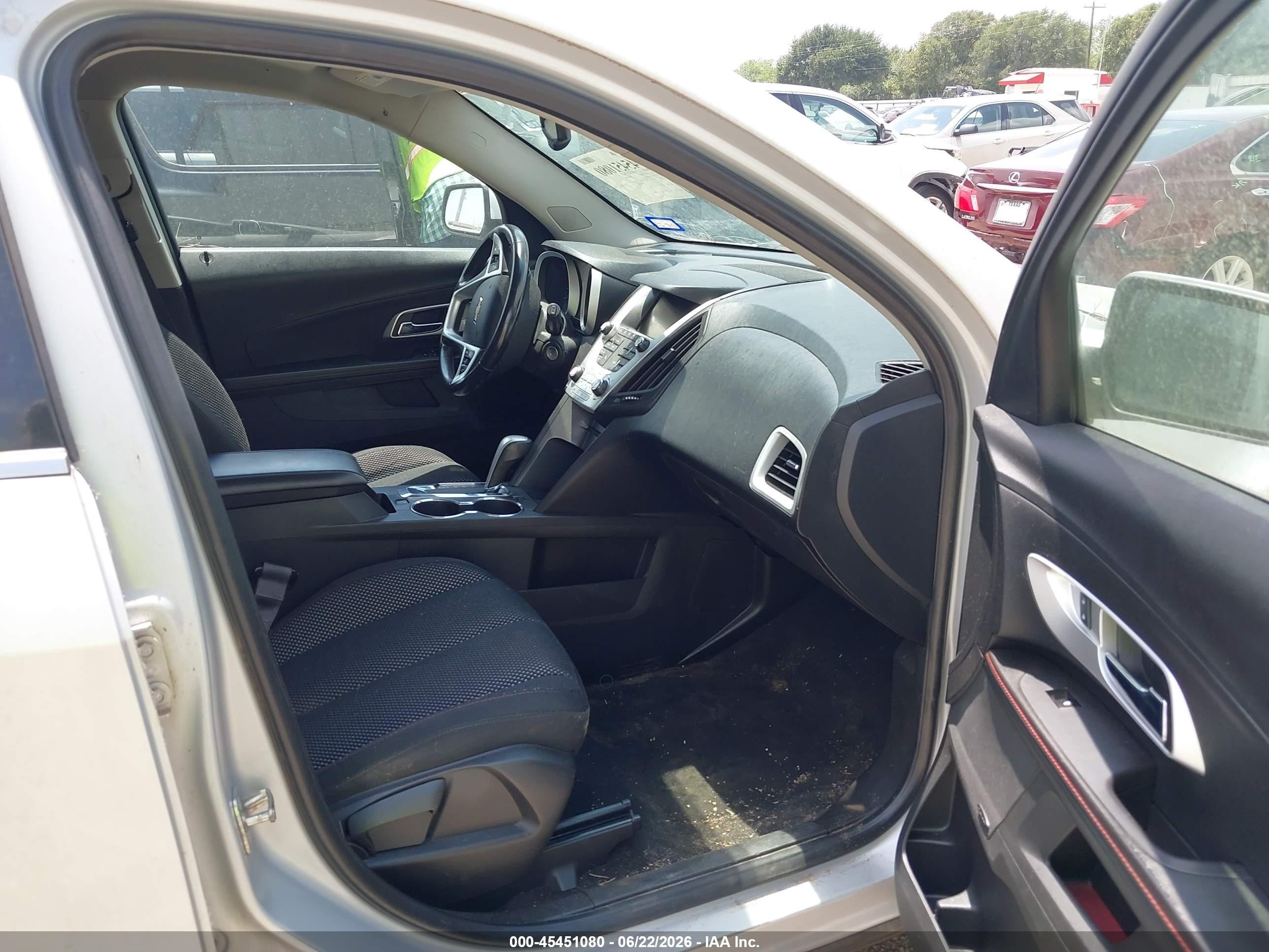 2015 Chevrolet Equinox Lt Silver vin: 2GNALCEK1F6164100