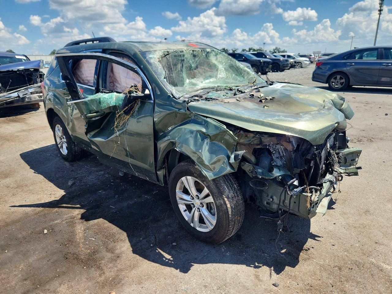 2015 Chevrolet Equinox Lt Green vin: 2GNALCEK1F6194410