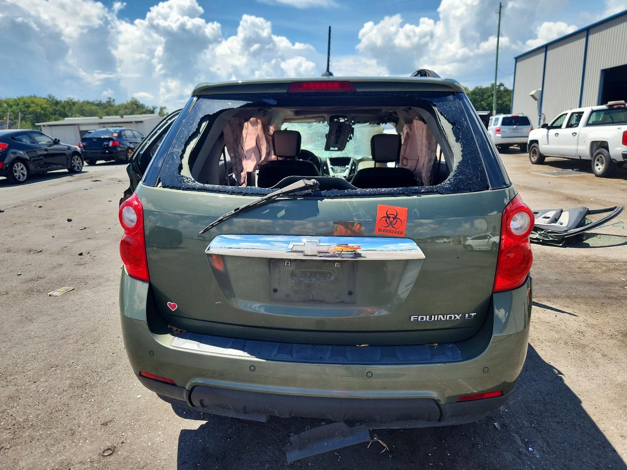 2015 Chevrolet Equinox Lt Green vin: 2GNALCEK1F6194410