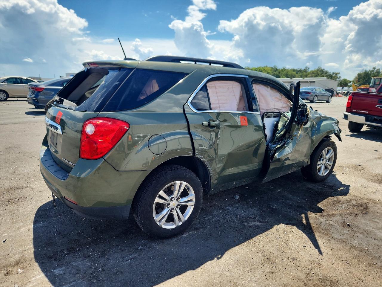 2015 Chevrolet Equinox Lt Green vin: 2GNALCEK1F6194410