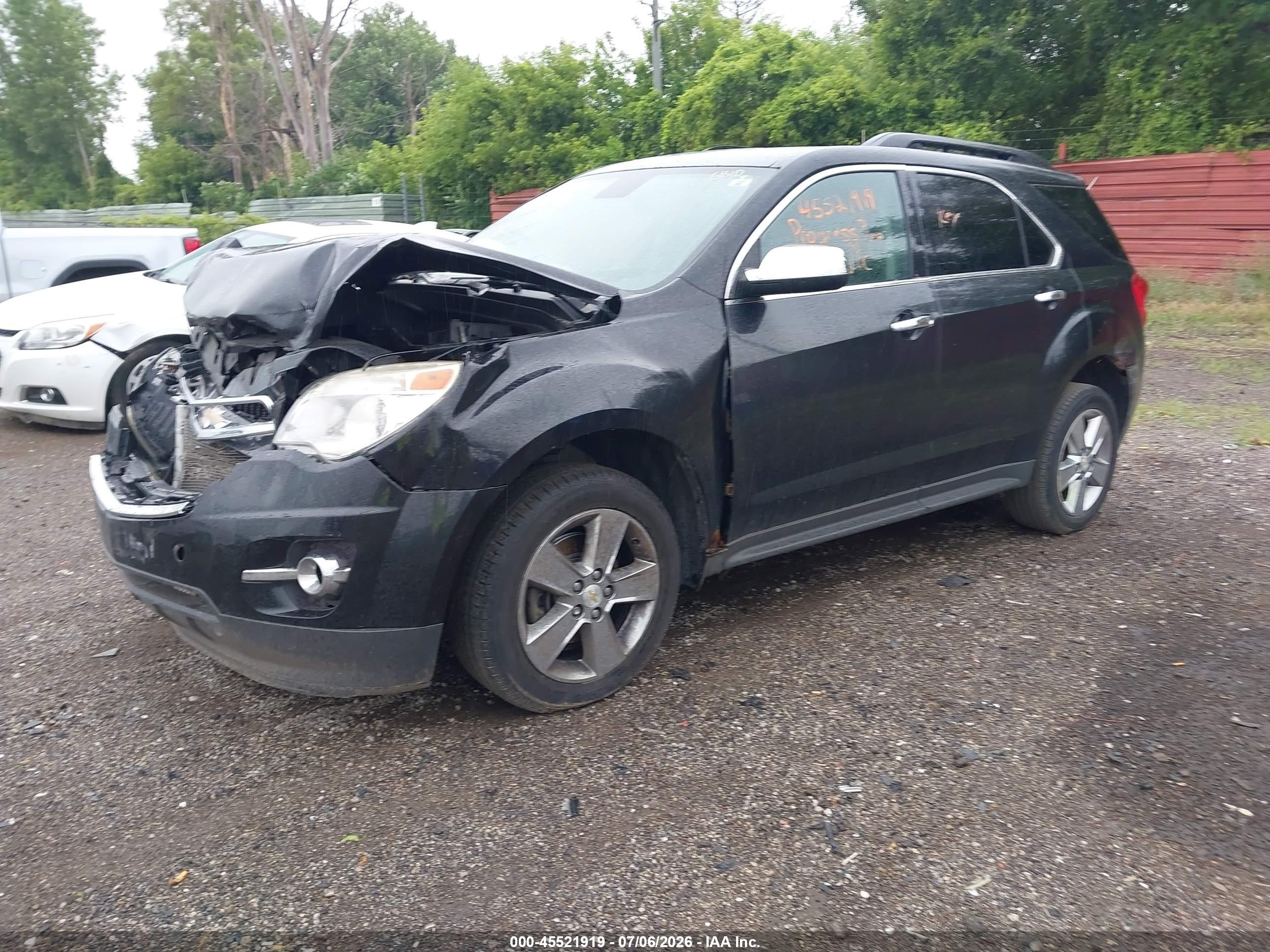 2015 Chevrolet Equinox Lt Черный vin: 2GNALCEK1F6296810