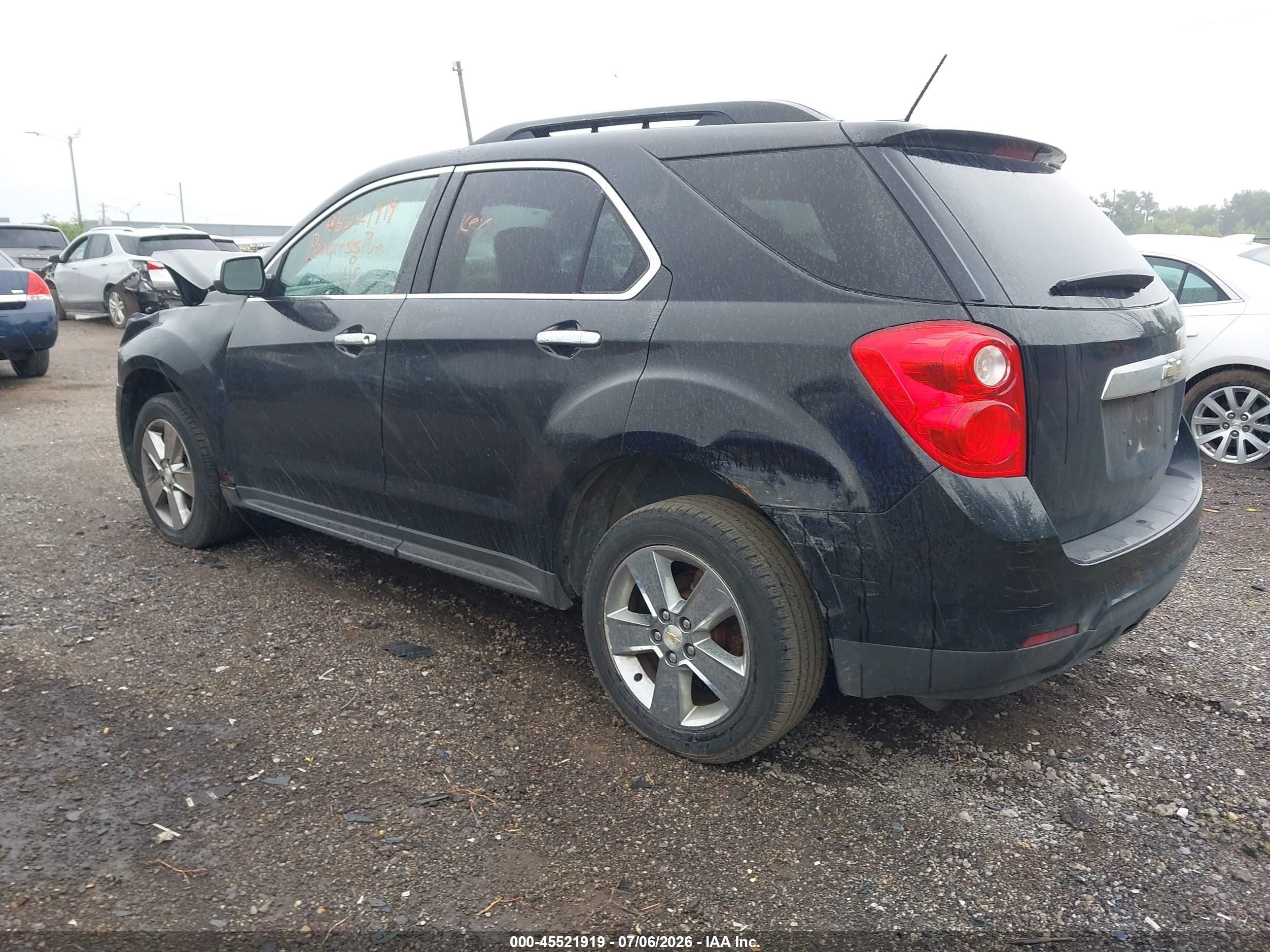 2015 Chevrolet Equinox Lt Черный vin: 2GNALCEK1F6296810
