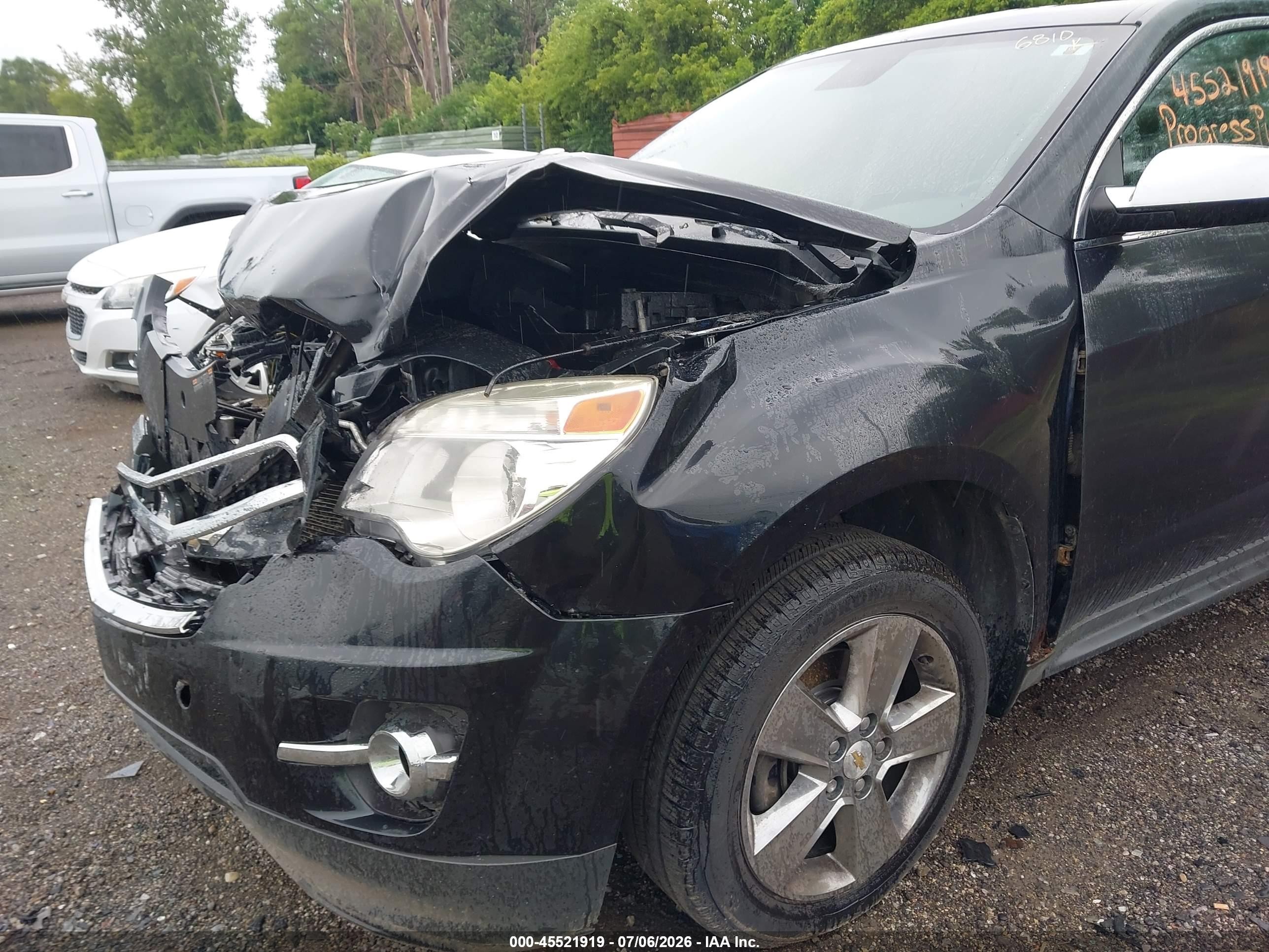 2015 Chevrolet Equinox Lt Черный vin: 2GNALCEK1F6296810