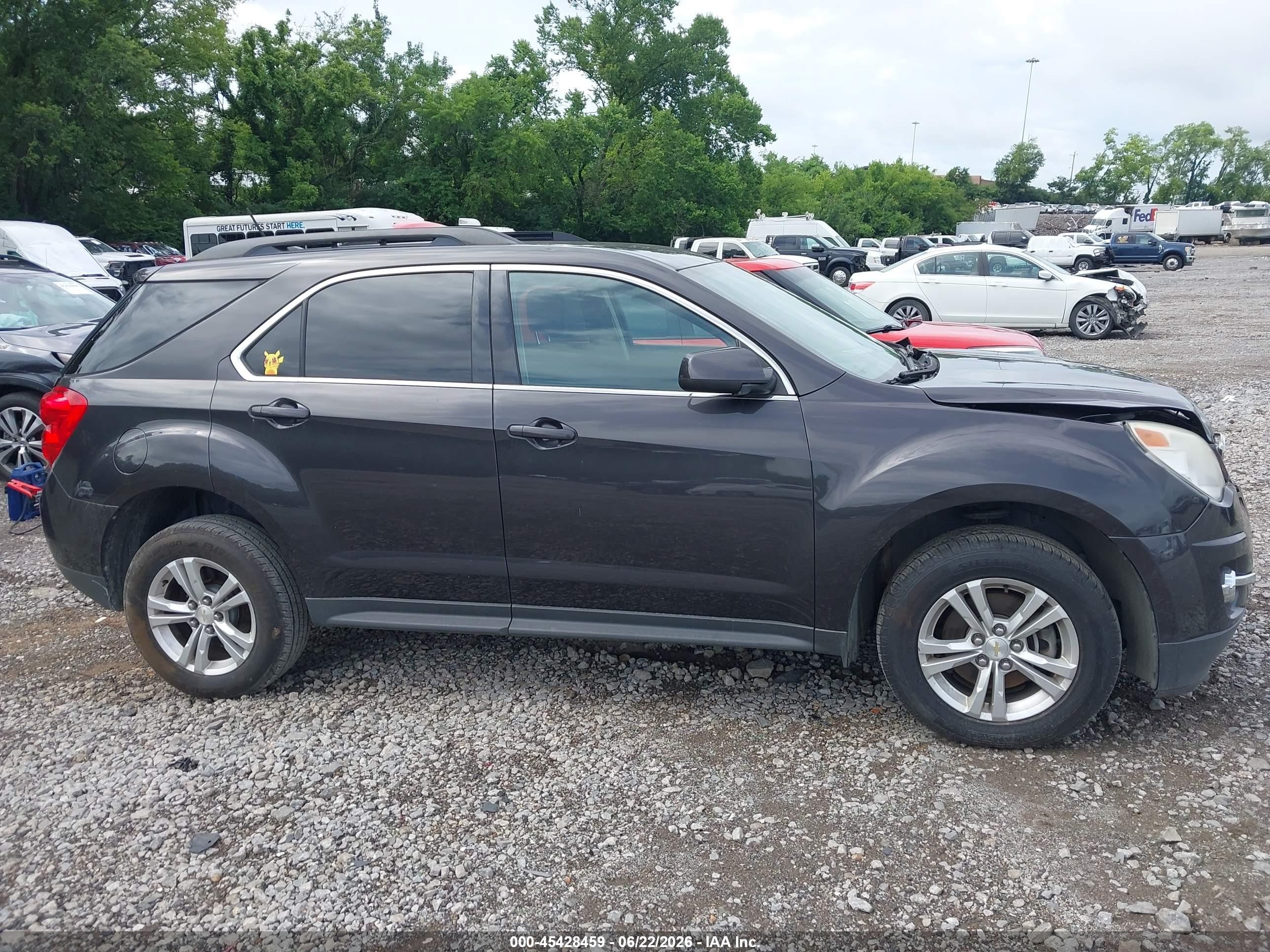 2015 Chevrolet Equinox Lt Серый vin: 2GNALCEK1F6308695