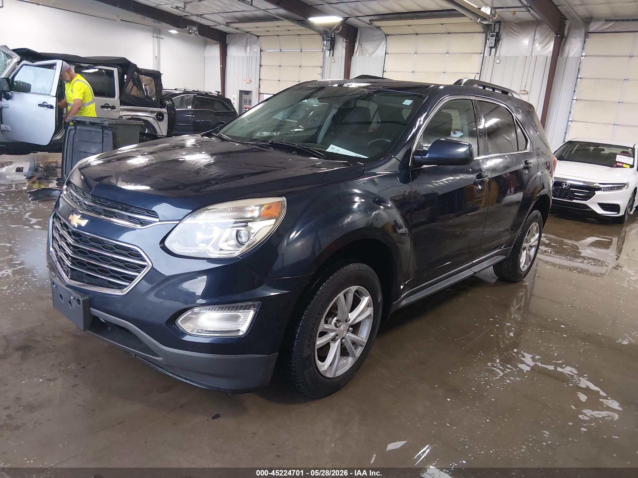 2016 Chevrolet Equinox Lt Blue vin: 2GNALCEK1G1131399