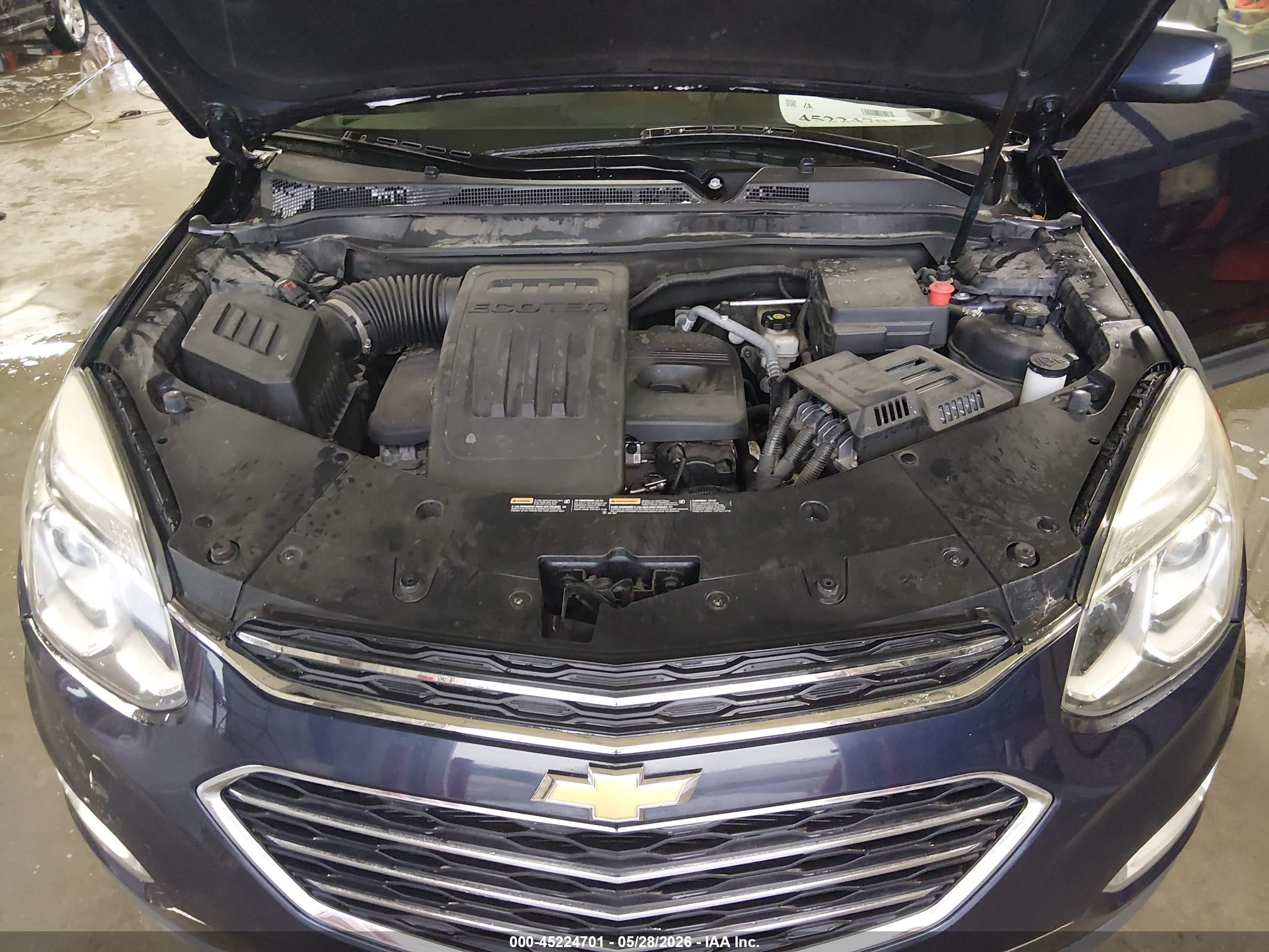 2016 Chevrolet Equinox Lt Blue vin: 2GNALCEK1G1131399
