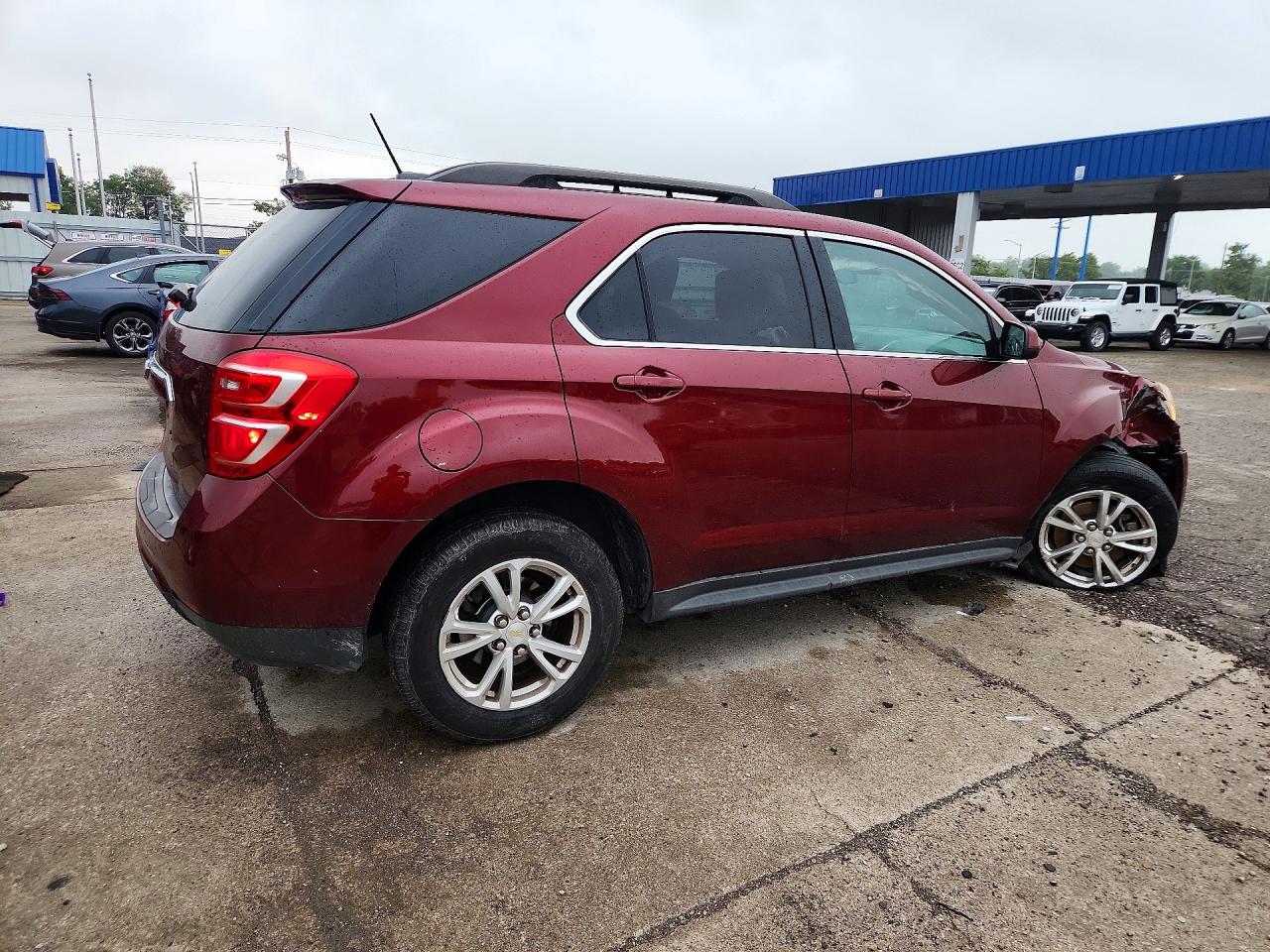 2017 Chevrolet Equinox Lt Red vin: 2GNALCEK1H1597366