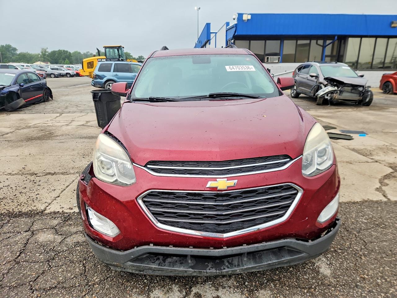 2017 Chevrolet Equinox Lt Red vin: 2GNALCEK1H1597366