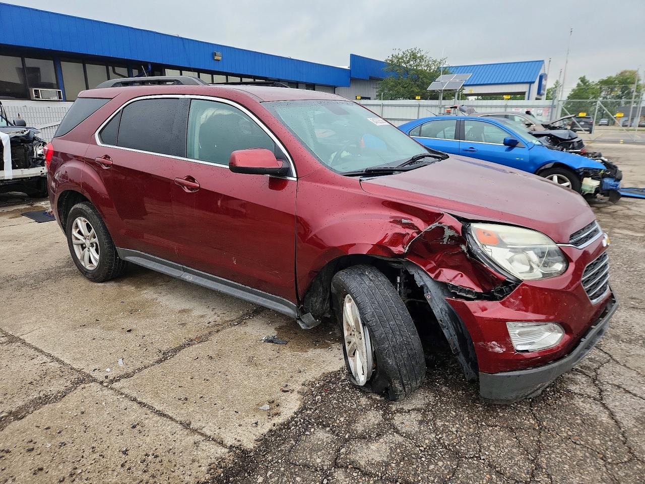 2017 Chevrolet Equinox Lt Red vin: 2GNALCEK1H1597366