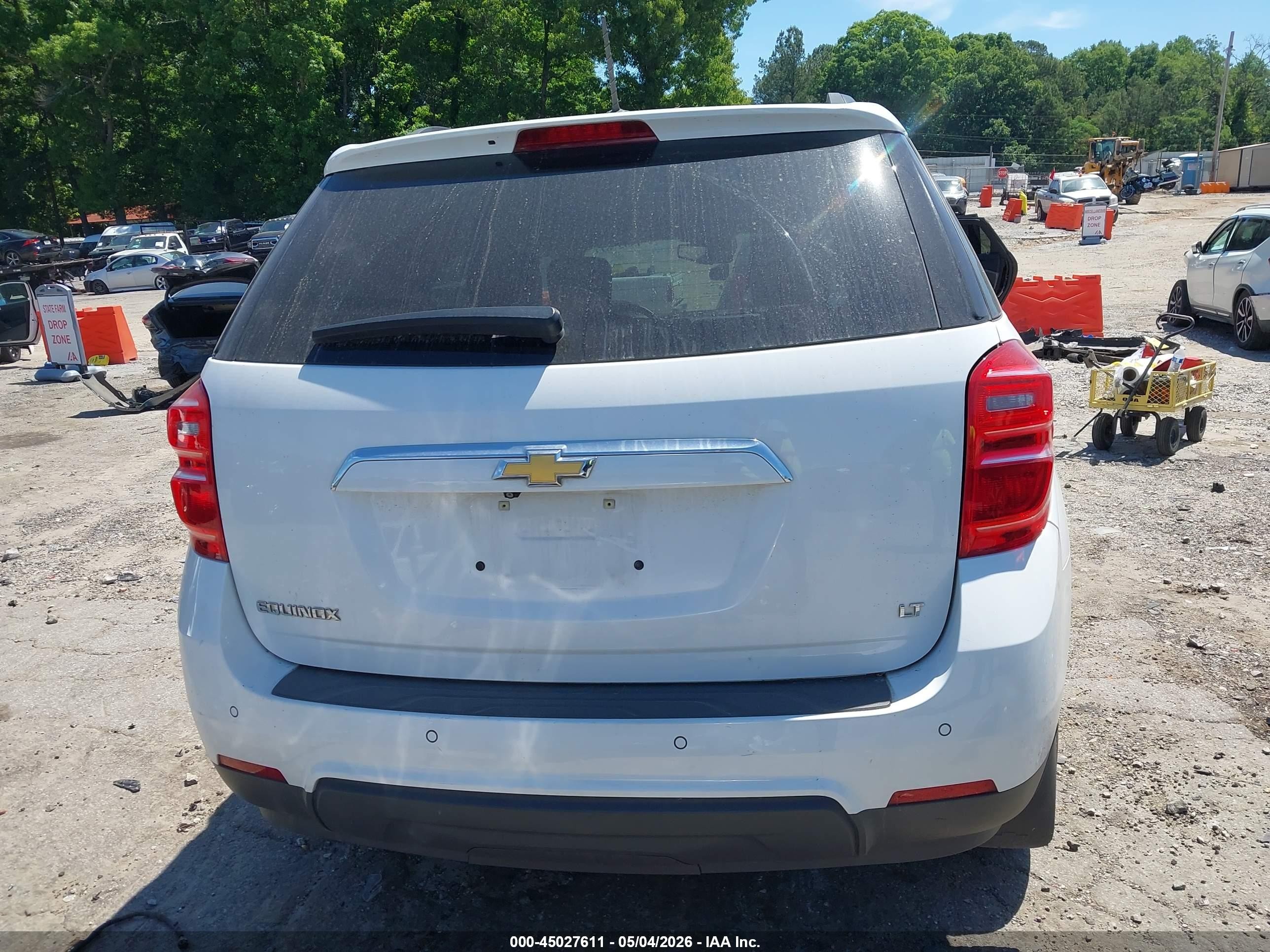 2017 Chevrolet Equinox Lt Белый vin: 2GNALCEK1H6350528