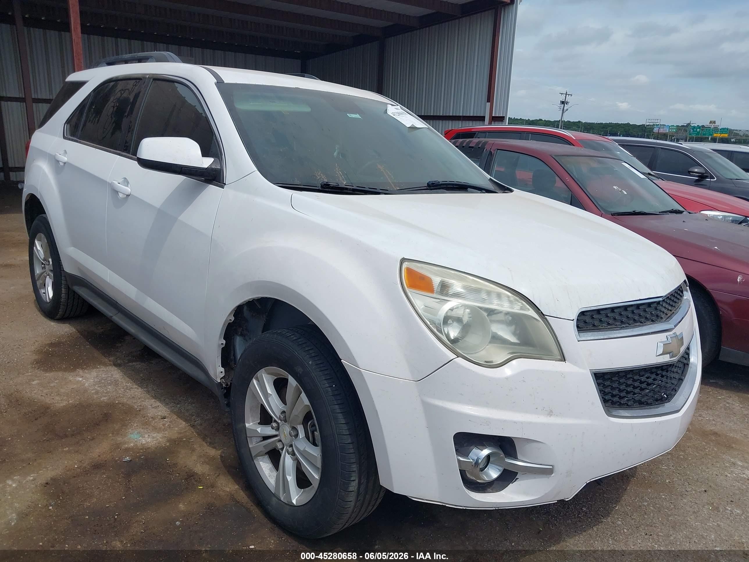 2014 Chevrolet Equinox 2lt White vin: 2GNALCEK2E6110349