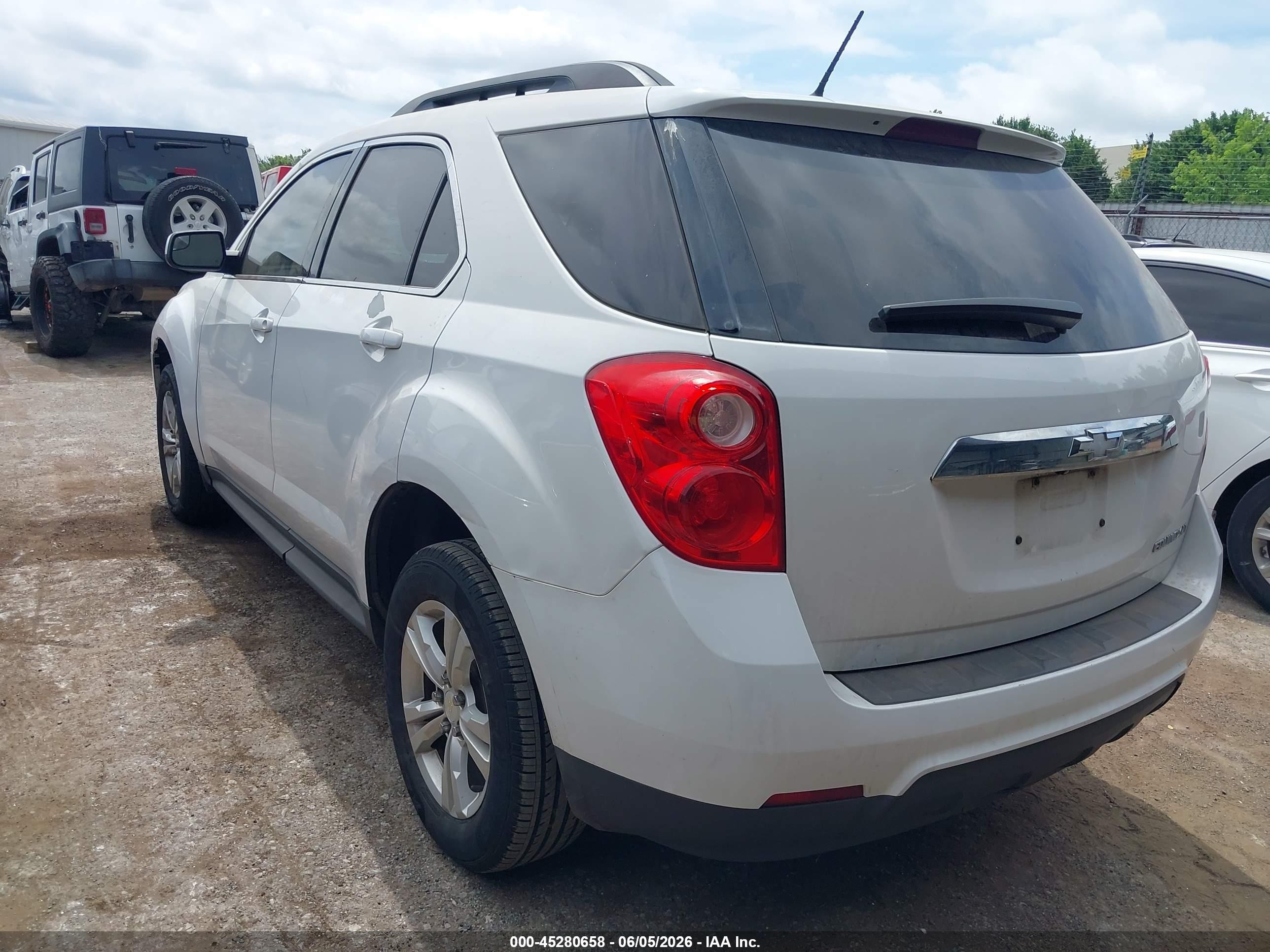 2014 Chevrolet Equinox 2lt White vin: 2GNALCEK2E6110349