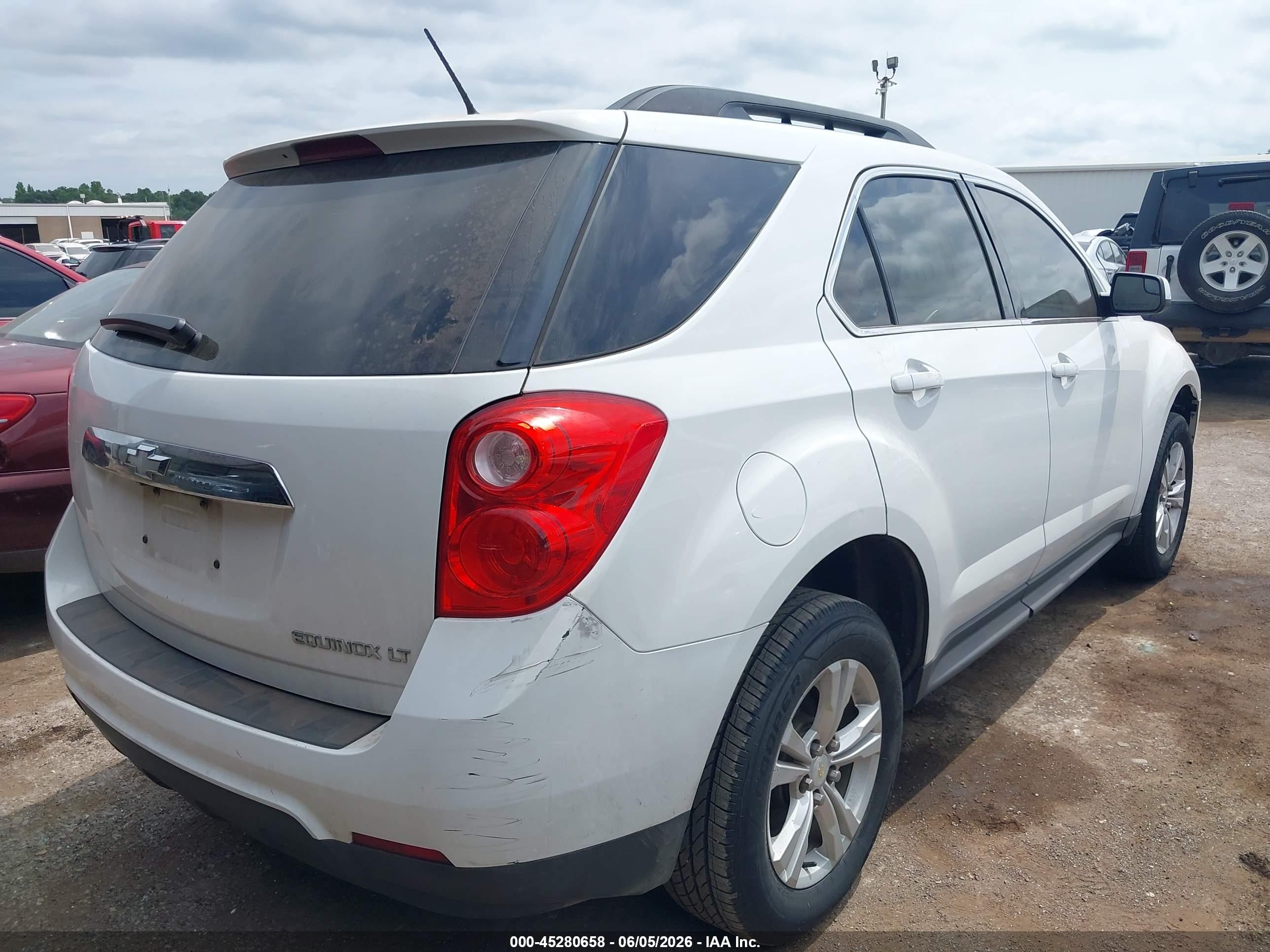 2014 Chevrolet Equinox 2lt White vin: 2GNALCEK2E6110349