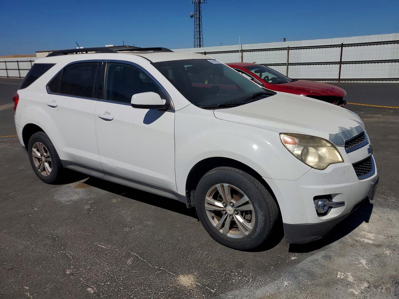 2014 Chevrolet Equinox Lt White vin: 2GNALCEK2E6268884