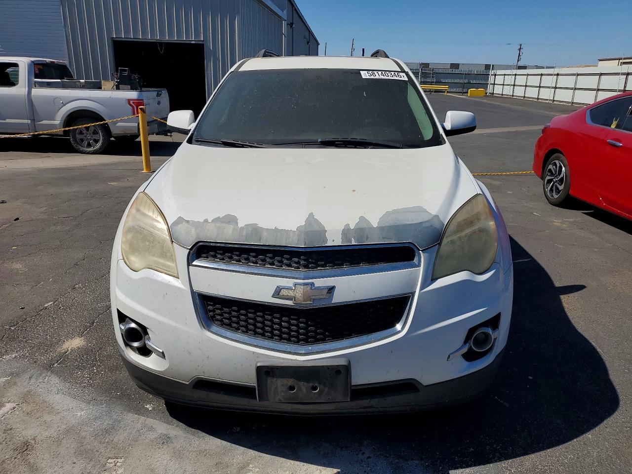 2014 Chevrolet Equinox Lt White vin: 2GNALCEK2E6268884