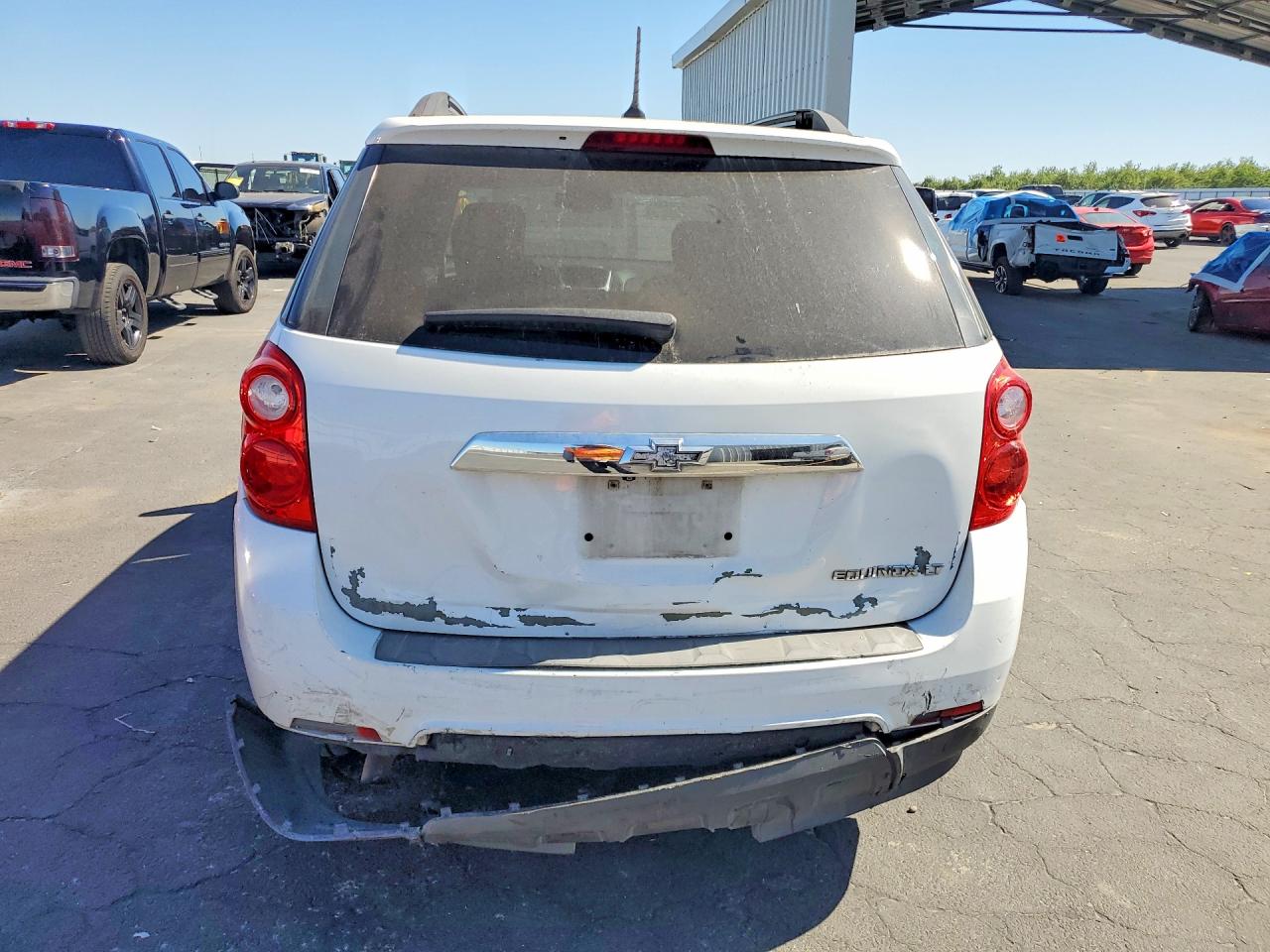 2014 Chevrolet Equinox Lt White vin: 2GNALCEK2E6268884