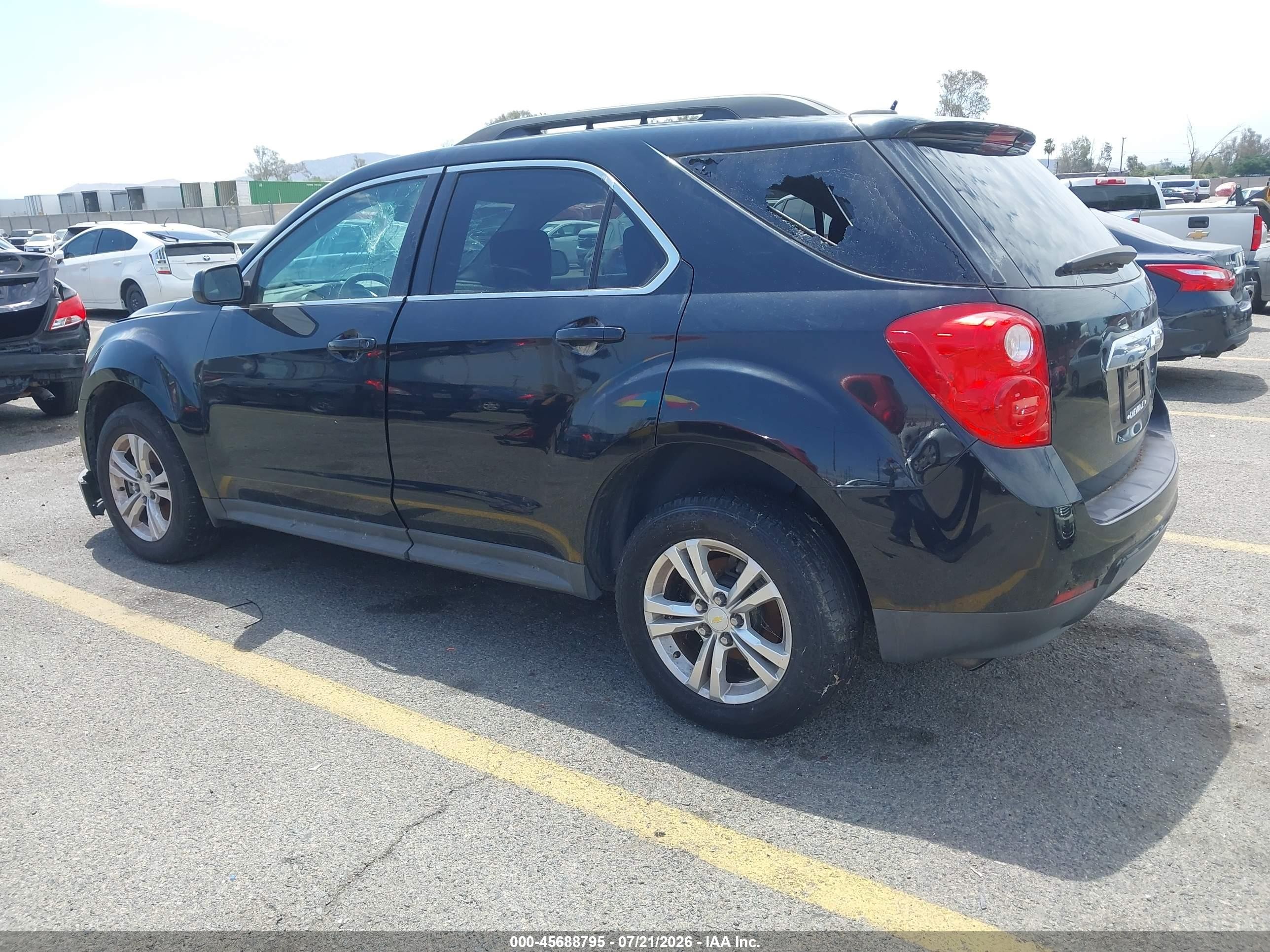2015 Chevrolet Equinox 2lt Black vin: 2GNALCEK2F6271320