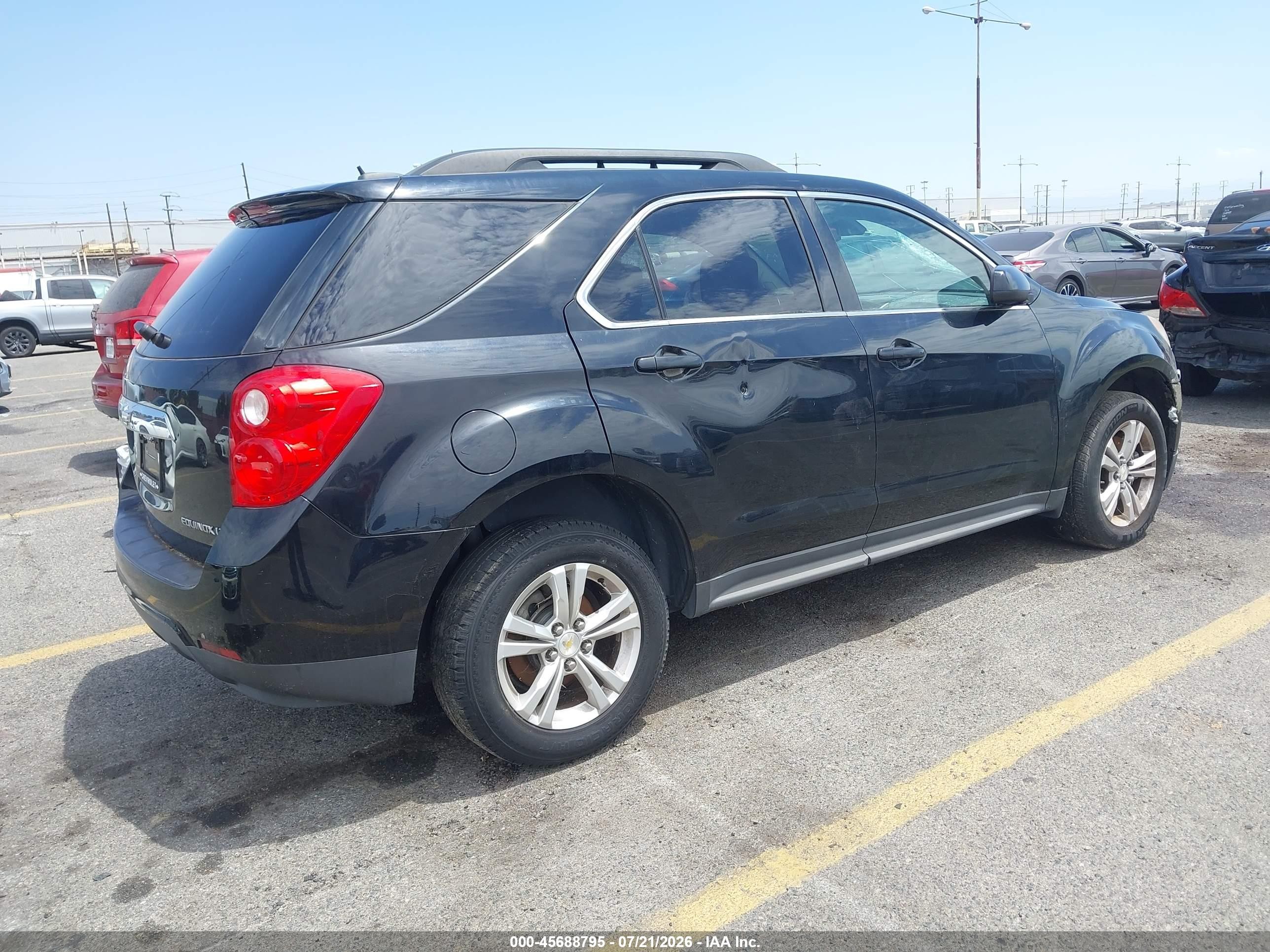 2015 Chevrolet Equinox 2lt Black vin: 2GNALCEK2F6271320