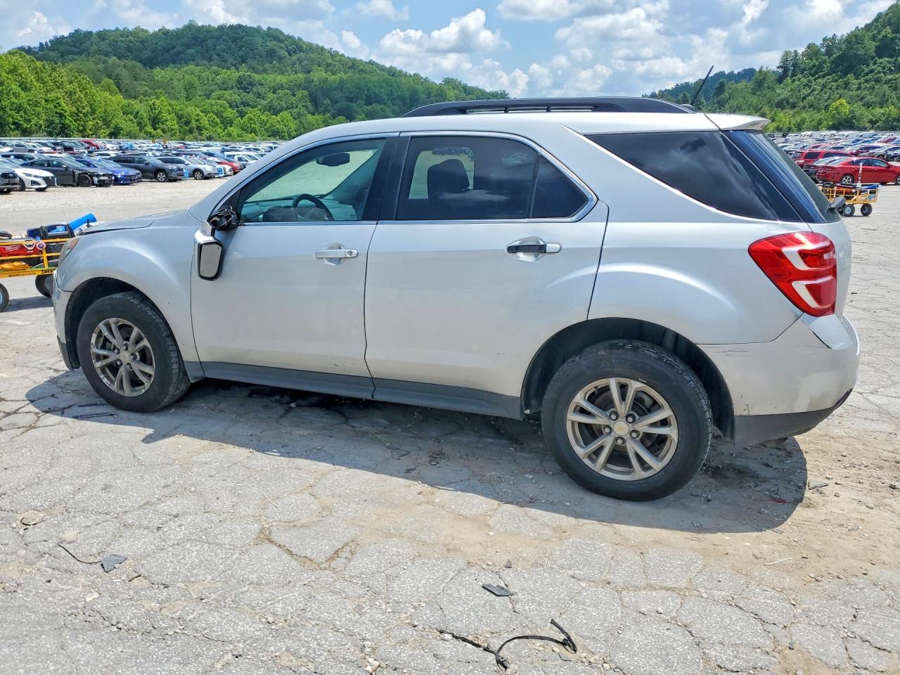 2017 Chevrolet Equinox Ltz Silver vin: 2GNALCEK2H6184505