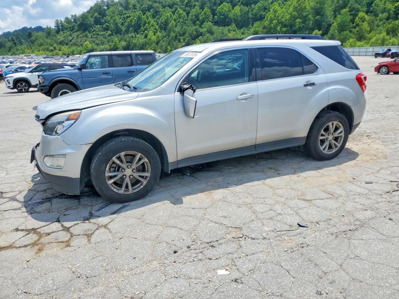 2017 Chevrolet Equinox Ltz Silver vin: 2GNALCEK2H6184505