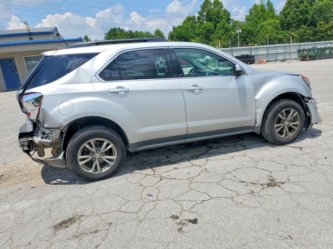 2017 Chevrolet Equinox Ltz Silver vin: 2GNALCEK2H6184505