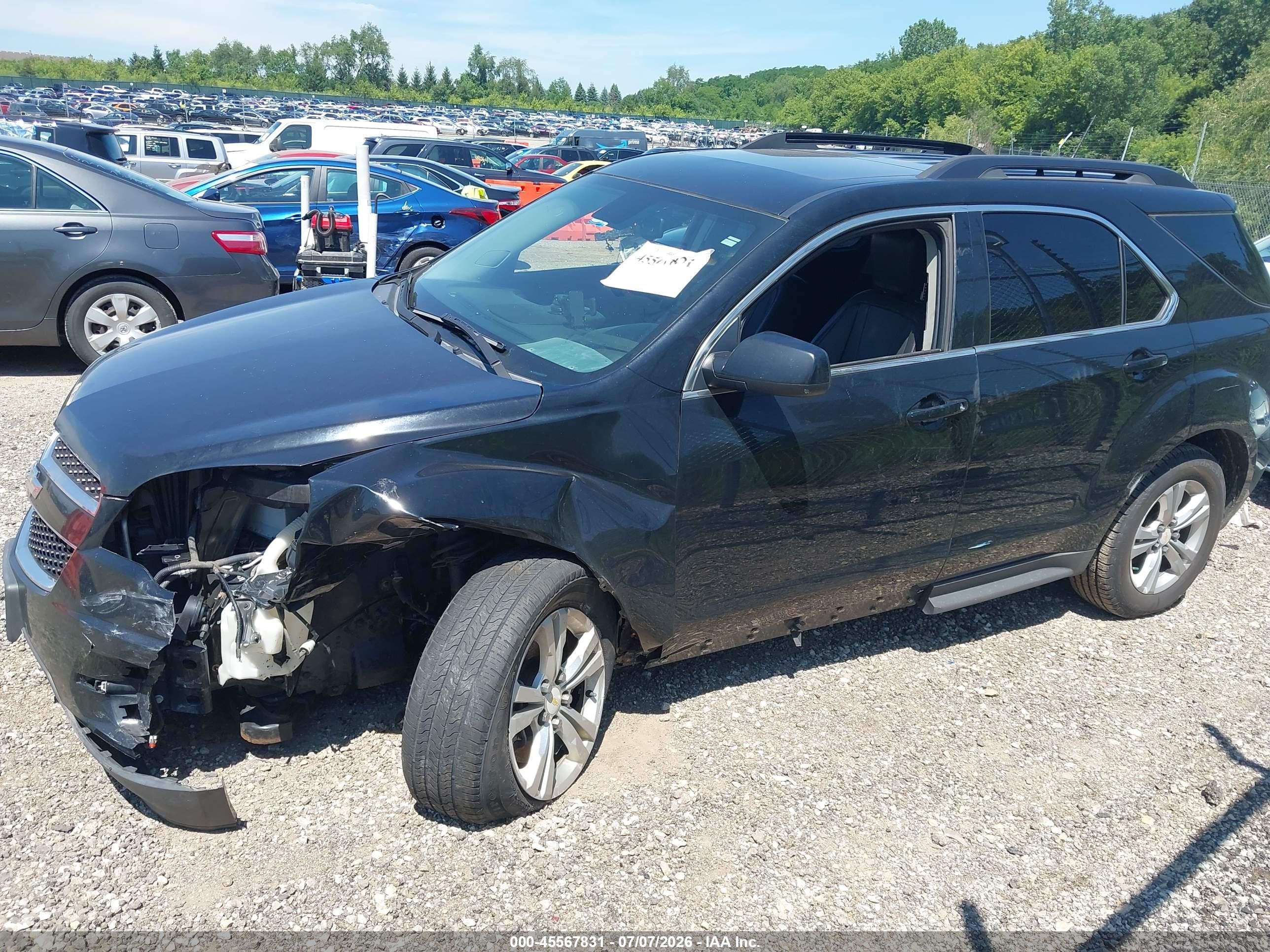 2014 Chevrolet Equinox Lt Black vin: 2GNALCEK3E6283183