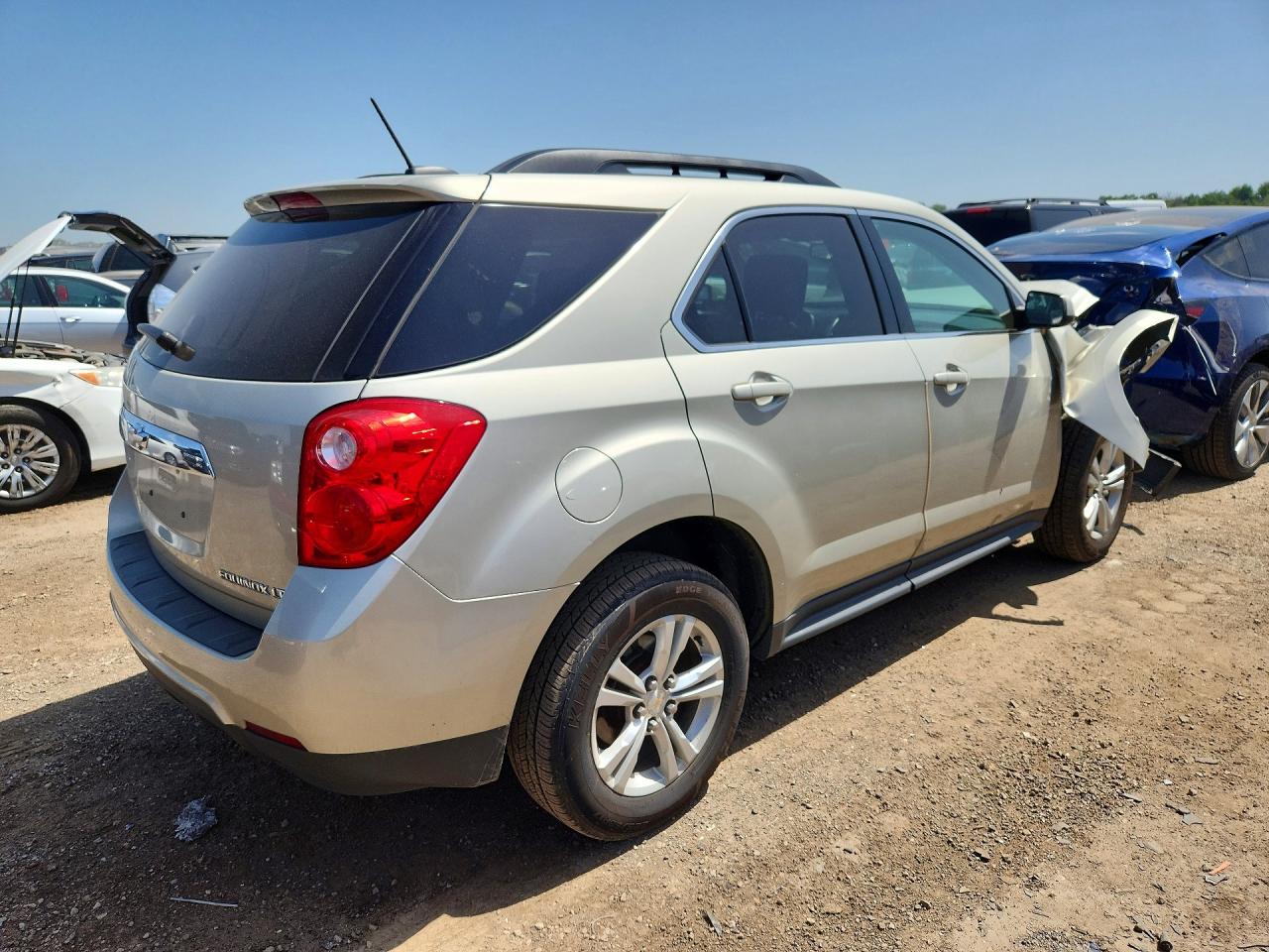 2015 Chevrolet Equinox Lt Beige vin: 2GNALCEK3F6207805