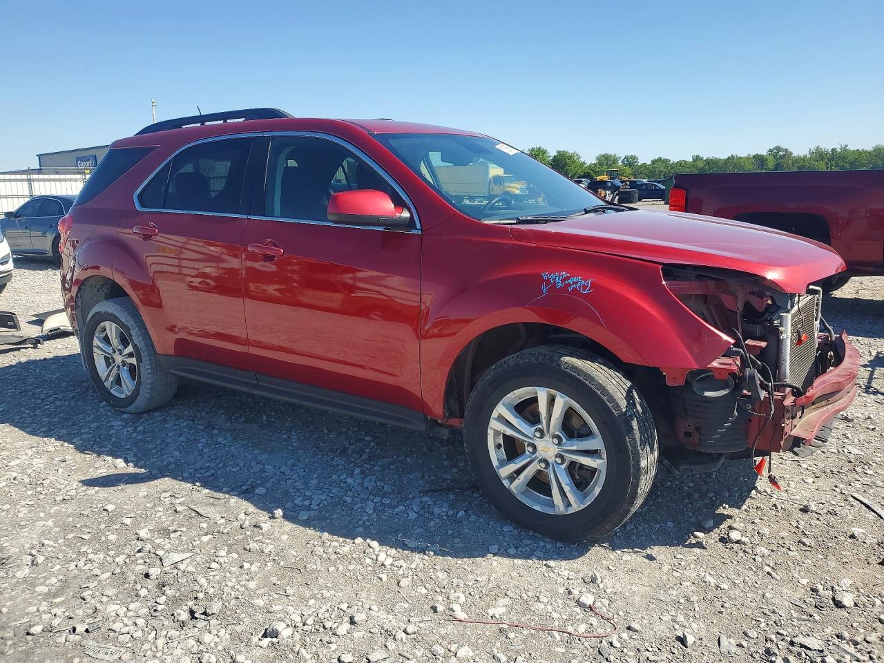 2015 Chevrolet Equinox Lt Red vin: 2GNALCEK3F6315583