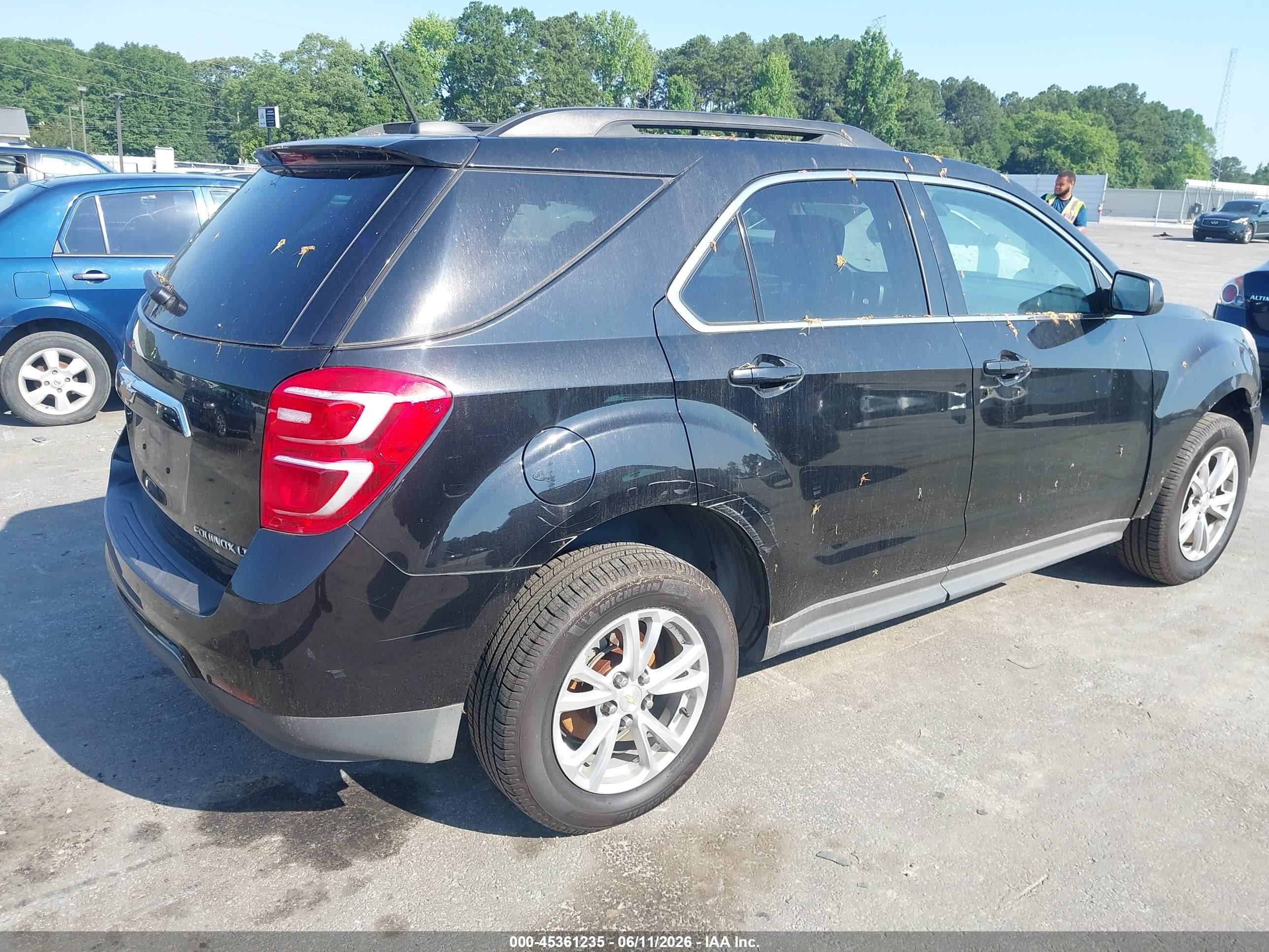 2016 Chevrolet Equinox Lt Black vin: 2GNALCEK3G6122769