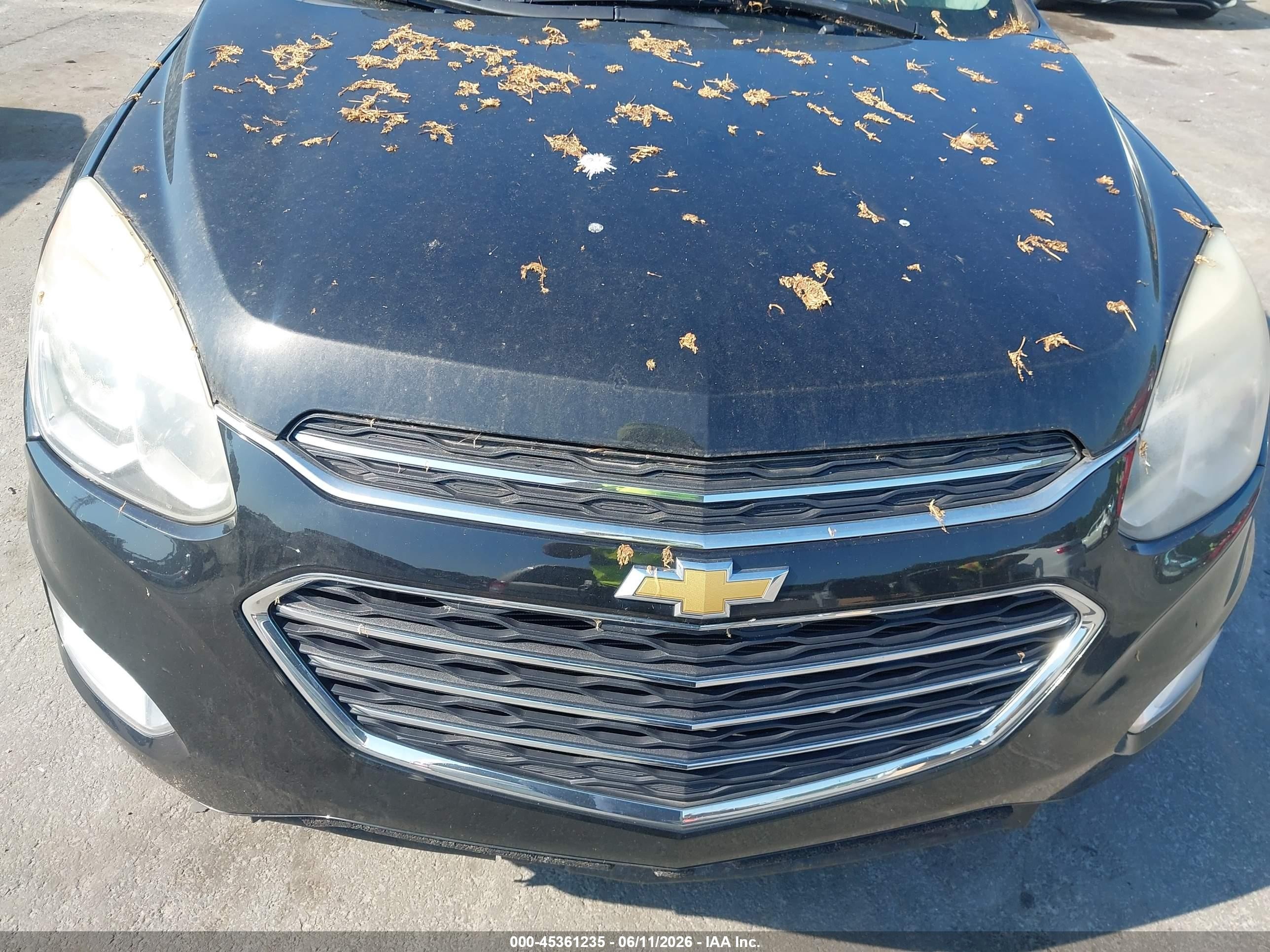 2016 Chevrolet Equinox Lt Black vin: 2GNALCEK3G6122769