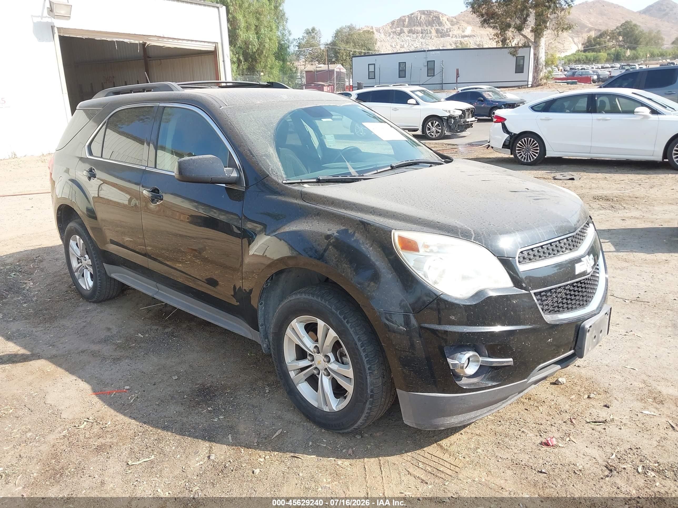 2014 Chevrolet Equinox Lt Black vin: 2GNALCEK4E6264819