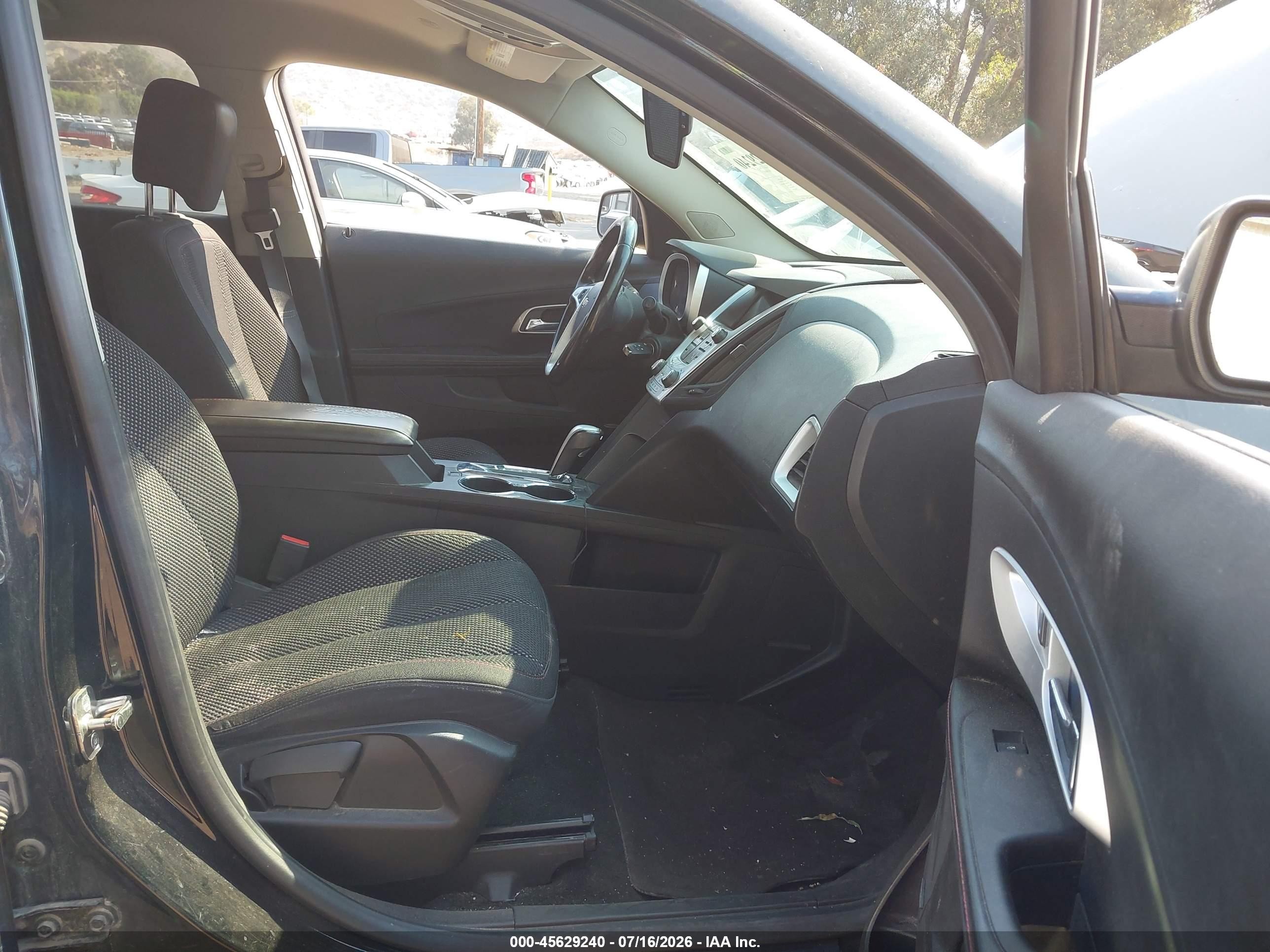 2014 Chevrolet Equinox Lt Black vin: 2GNALCEK4E6264819